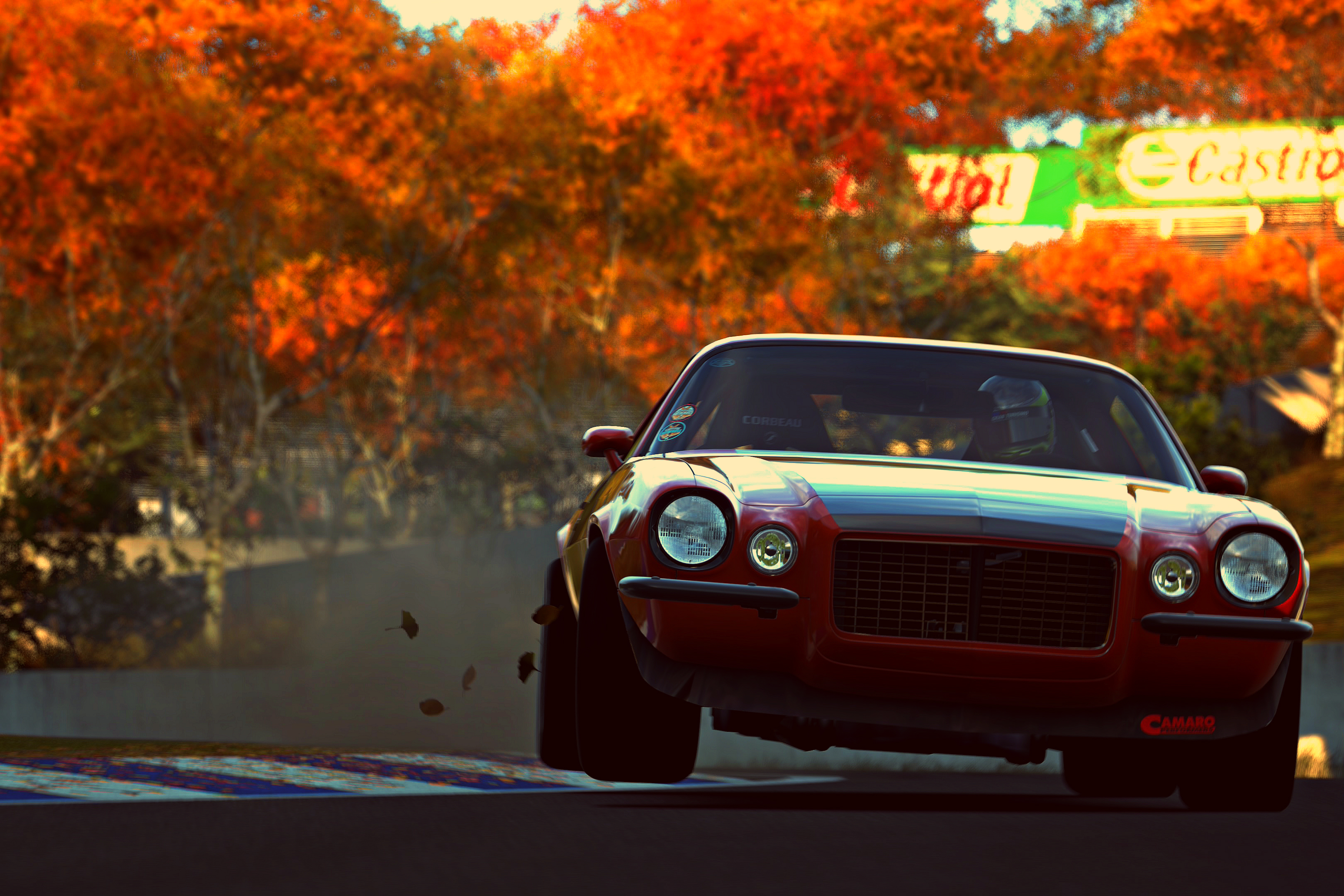 muscle car, cars, gran turismo 6, vehicle, camaro rs wallpapers for tablet
