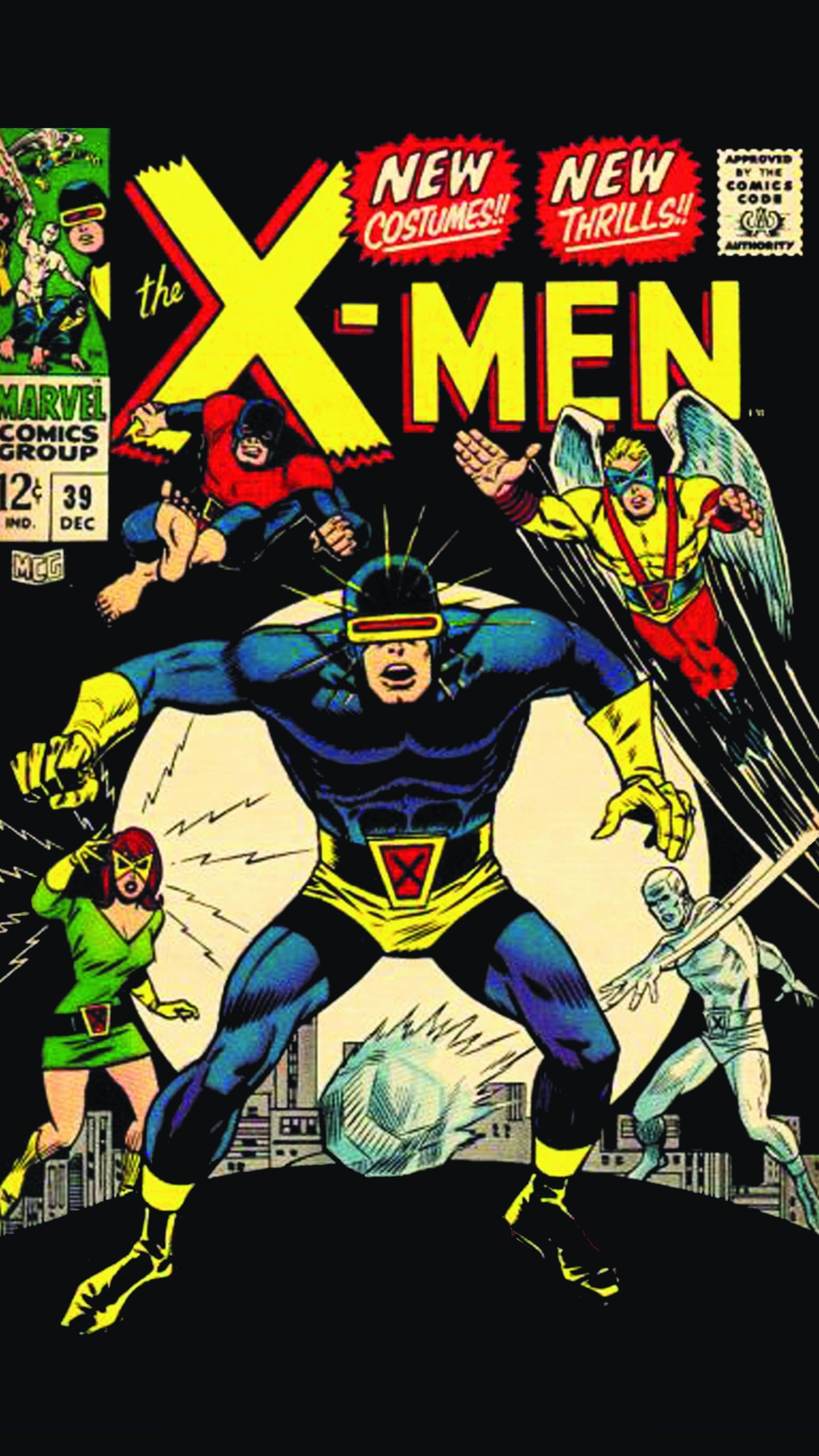 comics, x men, iceman (marvel comics), marvel girl, beast (marvel comics), jean grey, cyclops (marvel comics), angel (marvel comics)