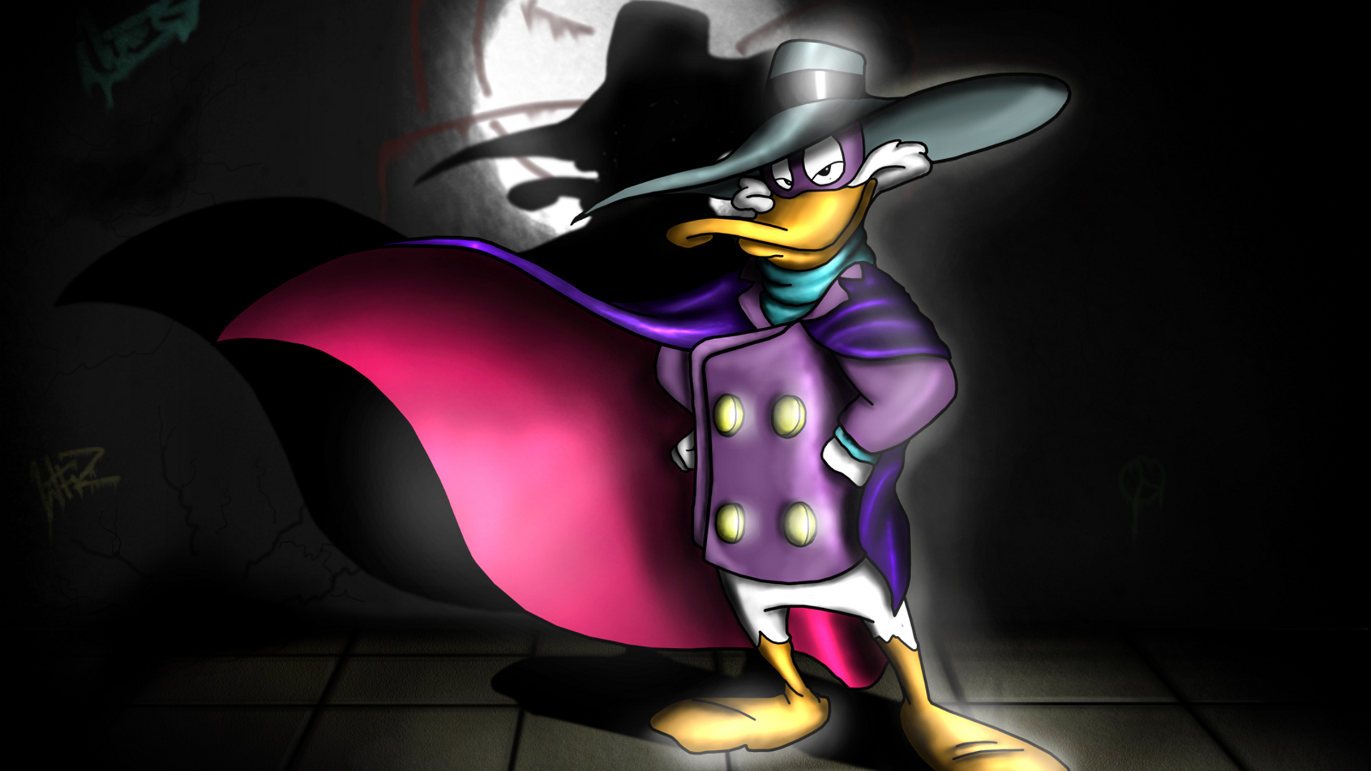 Linux Disney's Darkwing Duck Wallpaper