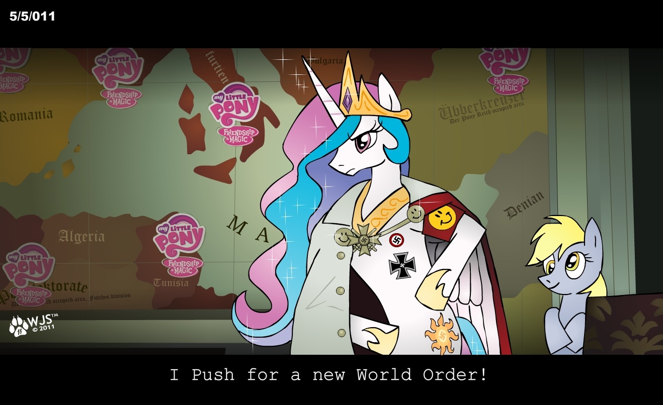 android nazi, tv show, my little pony: friendship is magic, derpy hooves, my little pony, princess celestia