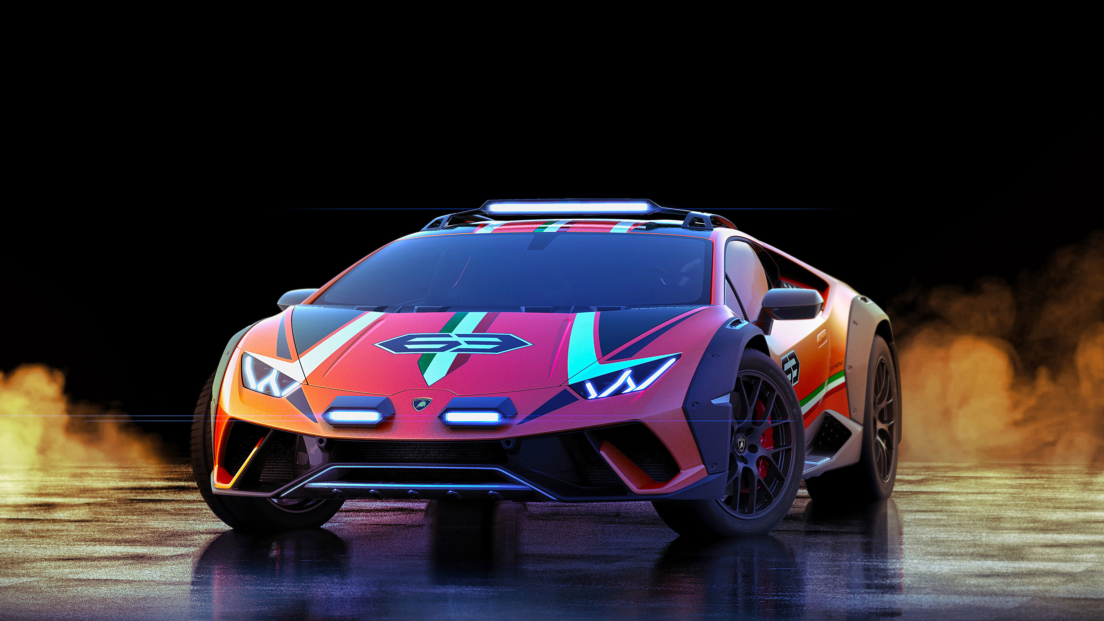Download mobile wallpaper Lamborghini, Car, Concept Car, Supercar, Vehicles, Lamborghini Huracán Sterrato for free.
