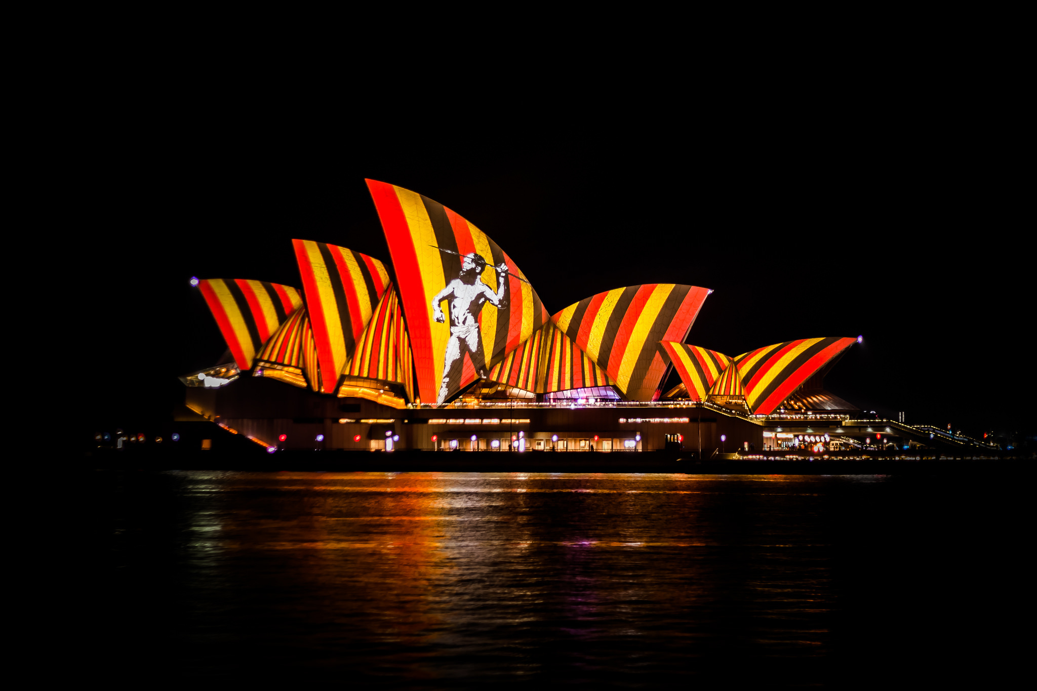 Download mobile wallpaper Night, Sydney, Building, Light, Australia, Sydney Opera House, Man Made for free.
