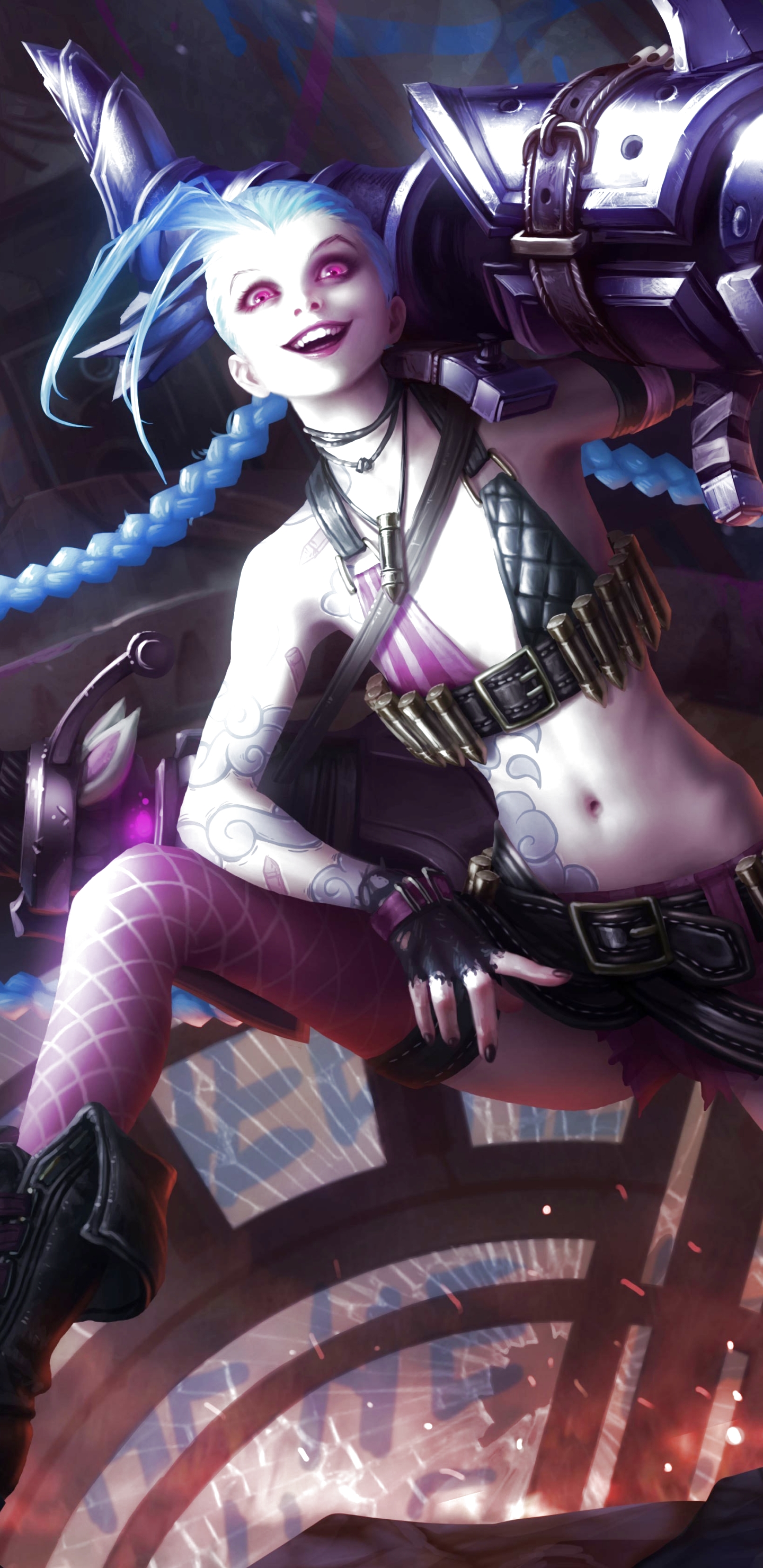 Download mobile wallpaper League Of Legends, Video Game, Jinx (League Of Legends) for free.