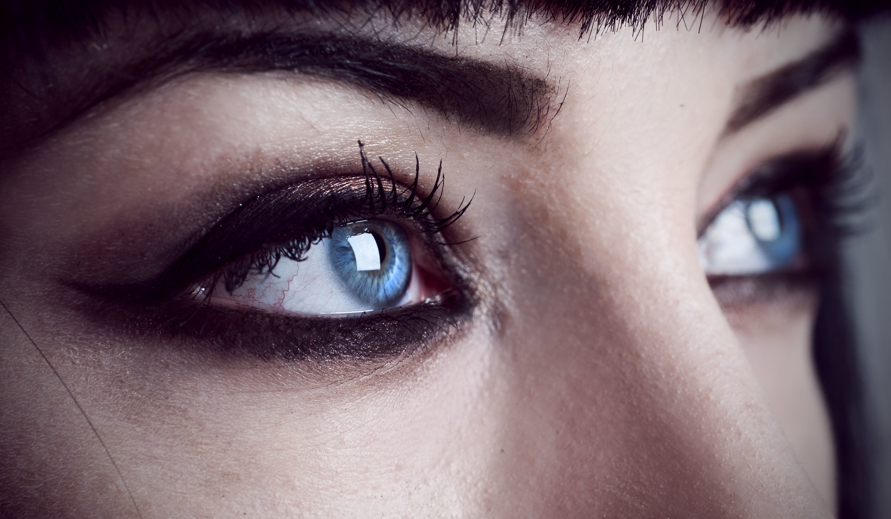Free download wallpaper Close Up, Eye, Women, Blue Eyes on your PC desktop