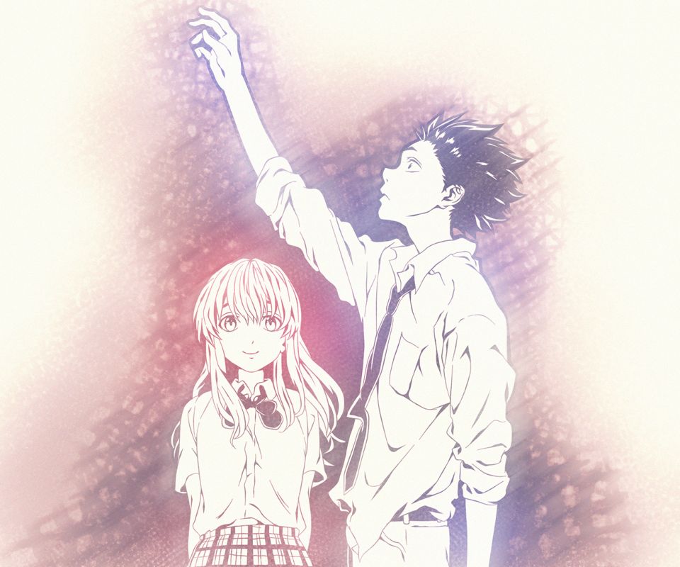 Handy-Wallpaper Animes, Shouko Nishimiya, Shoya Ishida, Koe No Katachi kostenlos herunterladen.