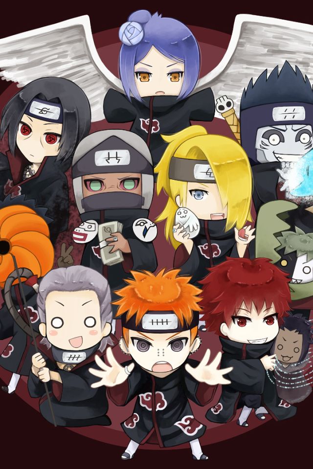 Handy-Wallpaper Naruto, Animes, Itachi Uchiha, Akatsuki (Naruto), Schmerz (Naruto), Konan (Naruto), Sasori (Naruto), Hidan (Naruto), Deidara (Naruto), Obito Uchiha, Kisame Hoshigaki, Zetsu (Naruto), Kakuzu (Naruto) kostenlos herunterladen.