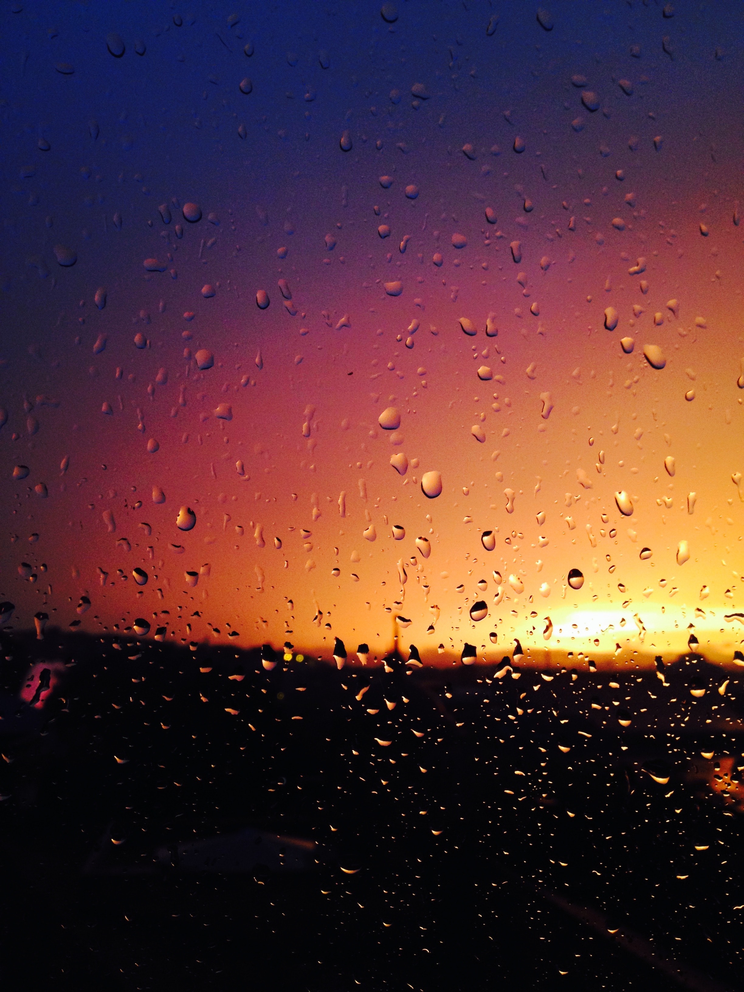 Horizontal Wallpaper rain, drops, macro, shine, light, blur, smooth, moisture, glass