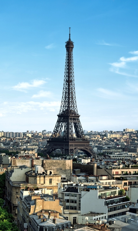 Download mobile wallpaper Eiffel Tower, Monuments, Man Made for free.