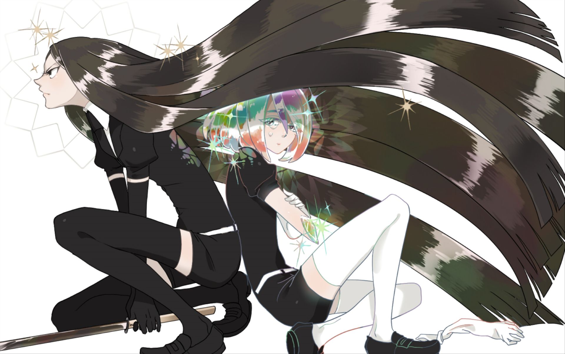 Descarga gratuita de fondo de pantalla para móvil de Animado, Bort (Houseki No Kuni), Diamante (Houseki No Kuni), Houseki No Kuni.