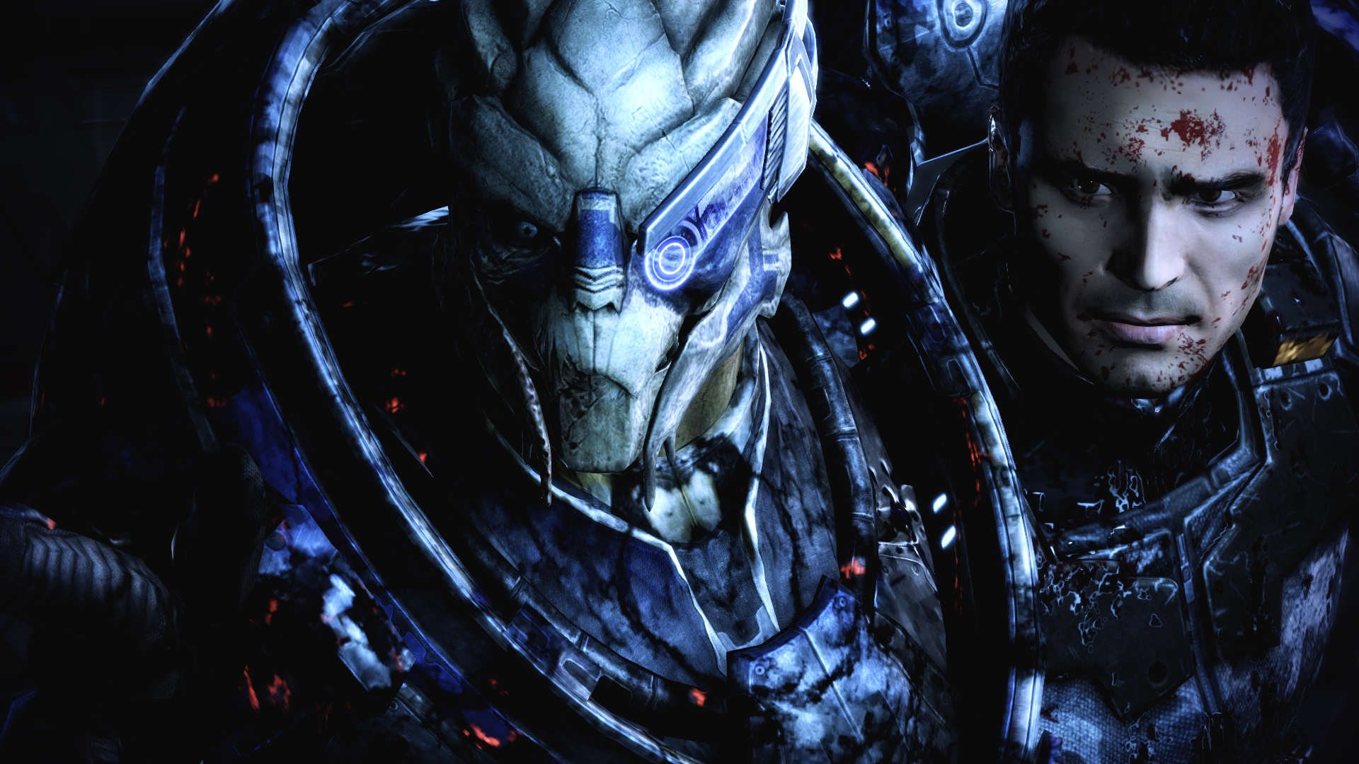 Handy-Wallpaper Mass Effect, Computerspiele, Mass Effect 3, Garrus Vakarian kostenlos herunterladen.
