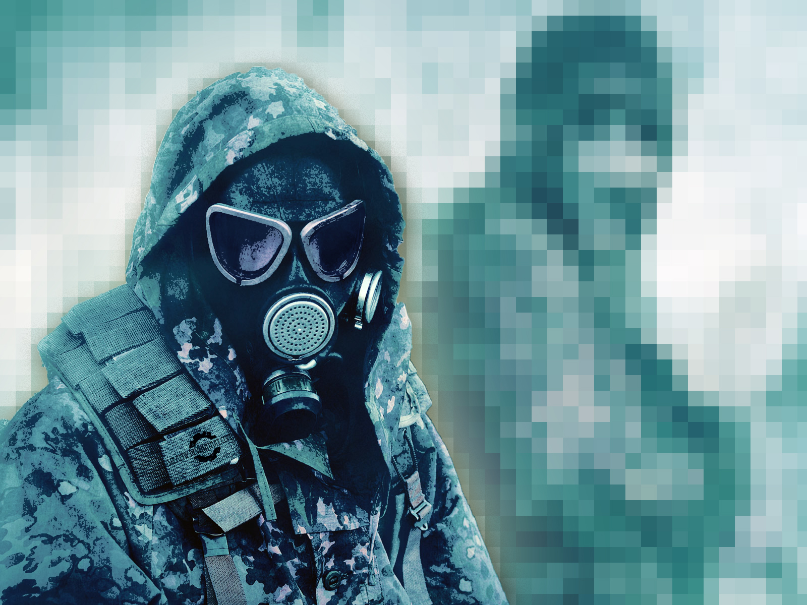 Free download wallpaper Gas Mask, Dark on your PC desktop