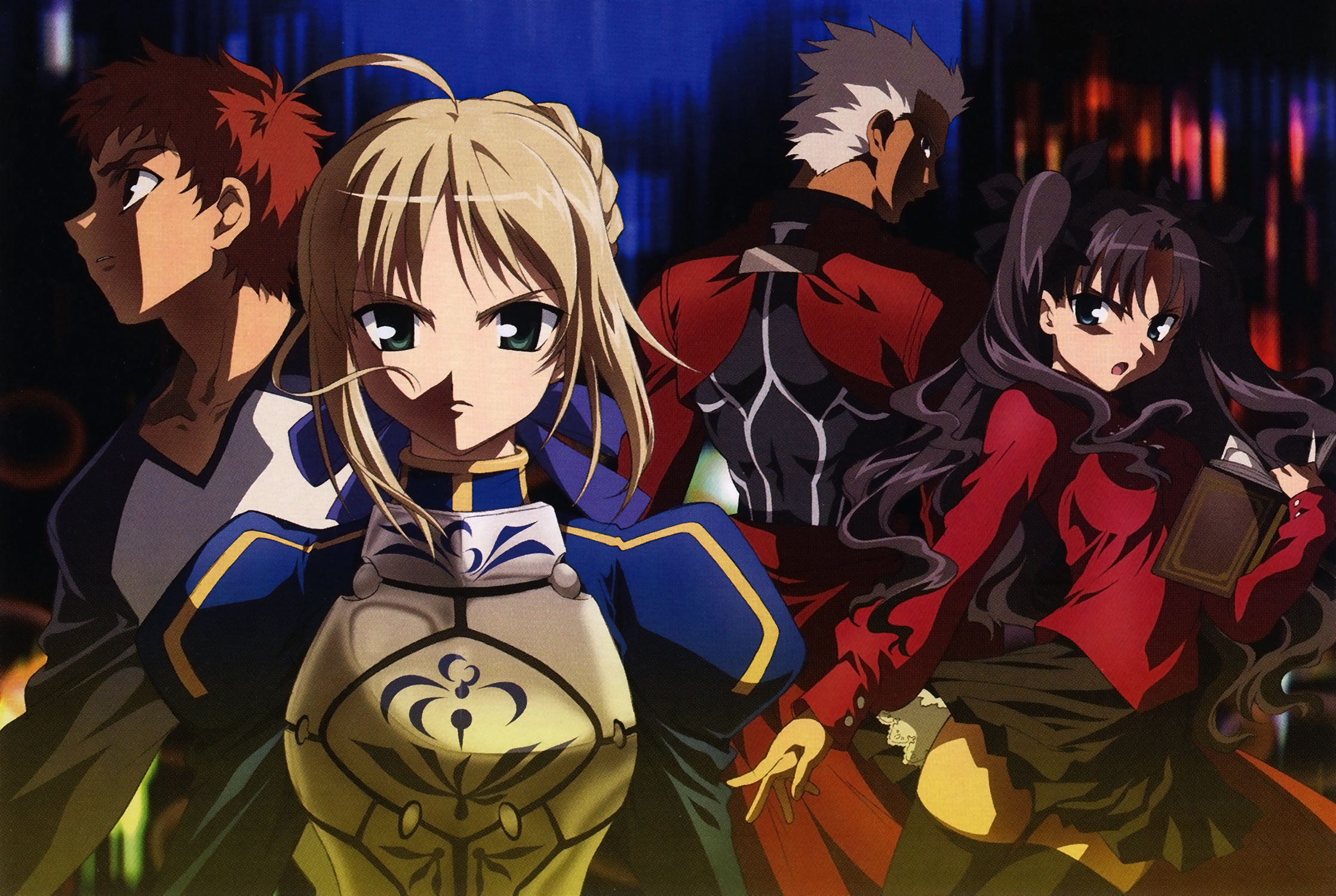 Descarga gratuita de fondo de pantalla para móvil de Animado, Sable (Serie Destino), Fate/stay Night, Shiro Emiya, Arquero (Fate/stay Night), Rin Tohsaka, Serie Del Destino.