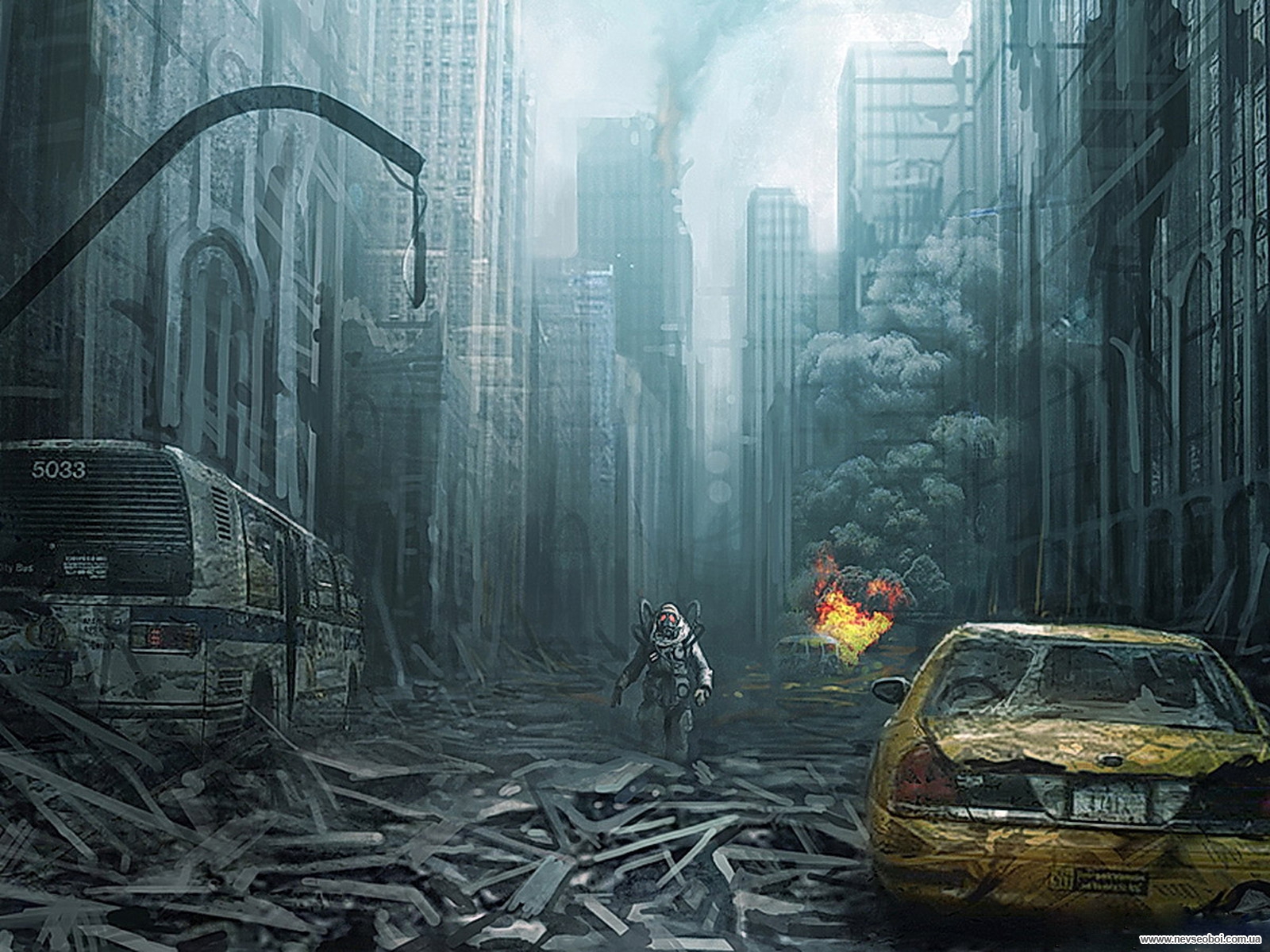 Handy-Wallpaper Science Fiction, Post Apokalyptisch kostenlos herunterladen.
