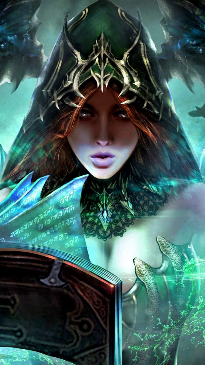 Download mobile wallpaper Fantasy, Book, Hood, Witch, Video Game, Legend Of The Cryptids for free.