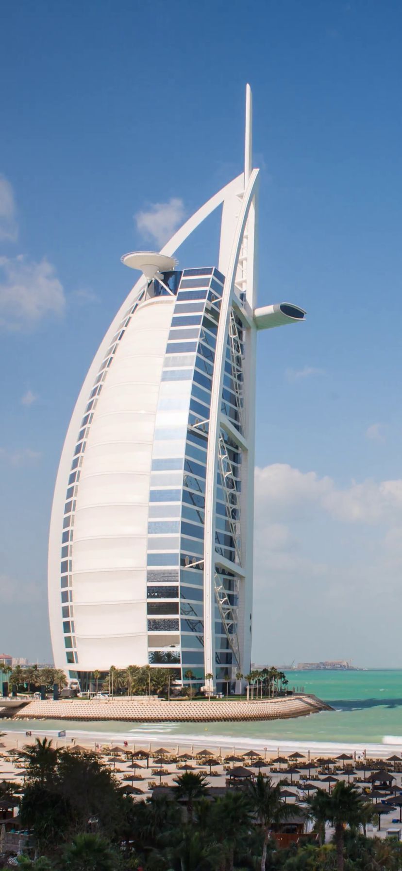 Скачать картинку Дубай, Здание, Объединенные Арабские Эмираты, Строительство, Бурдж Аль Араб, Объединённые Арабские Эмираты, Сделано Человеком в телефон бесплатно.