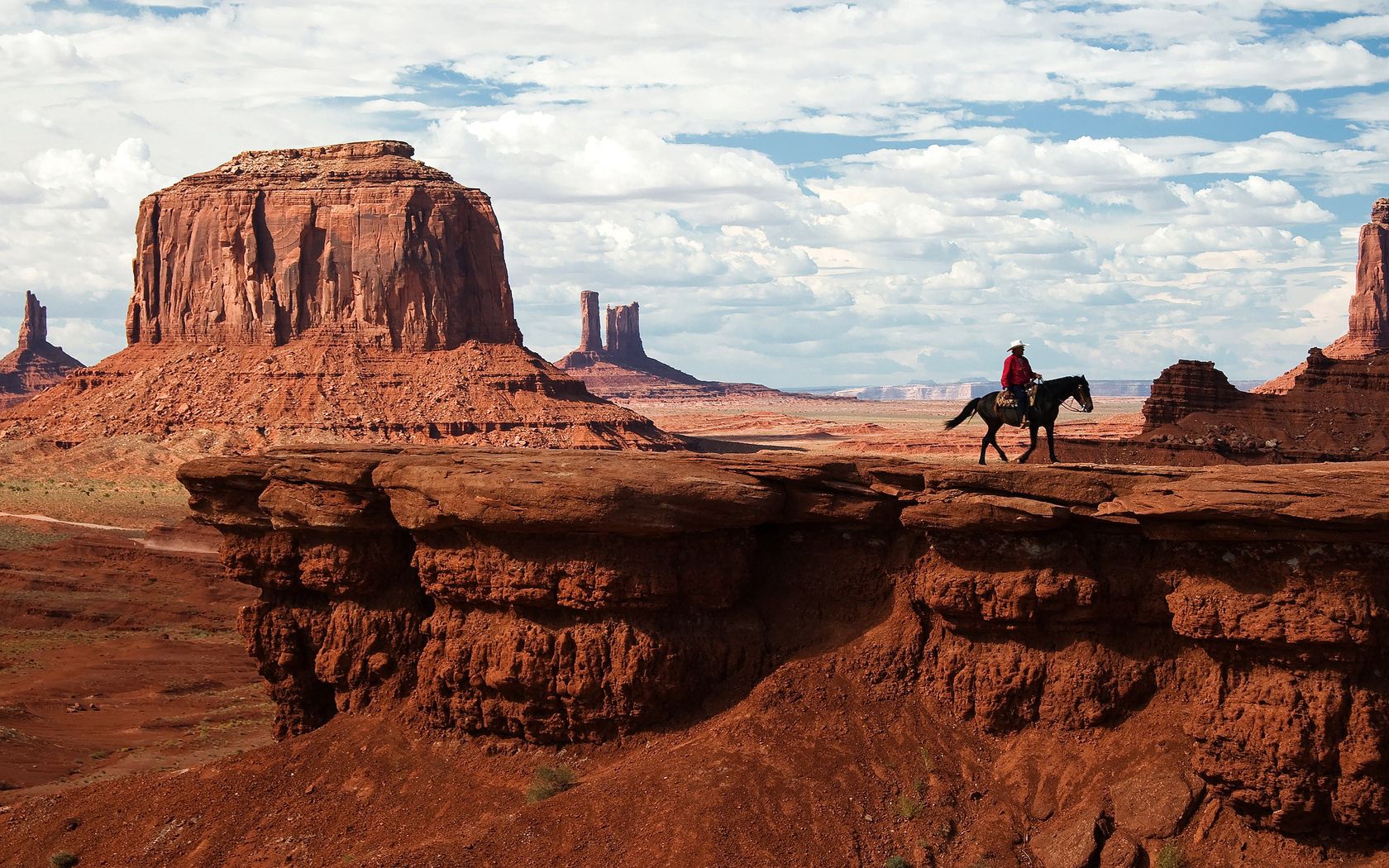 cowboy, nature, wild west, canyon, desert, rider, horseman