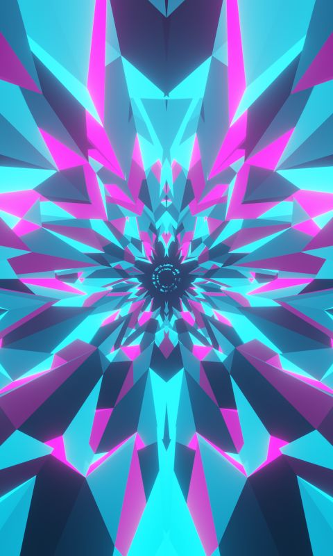 Download mobile wallpaper Abstract, Tunnel, Kaleidoscope for free.