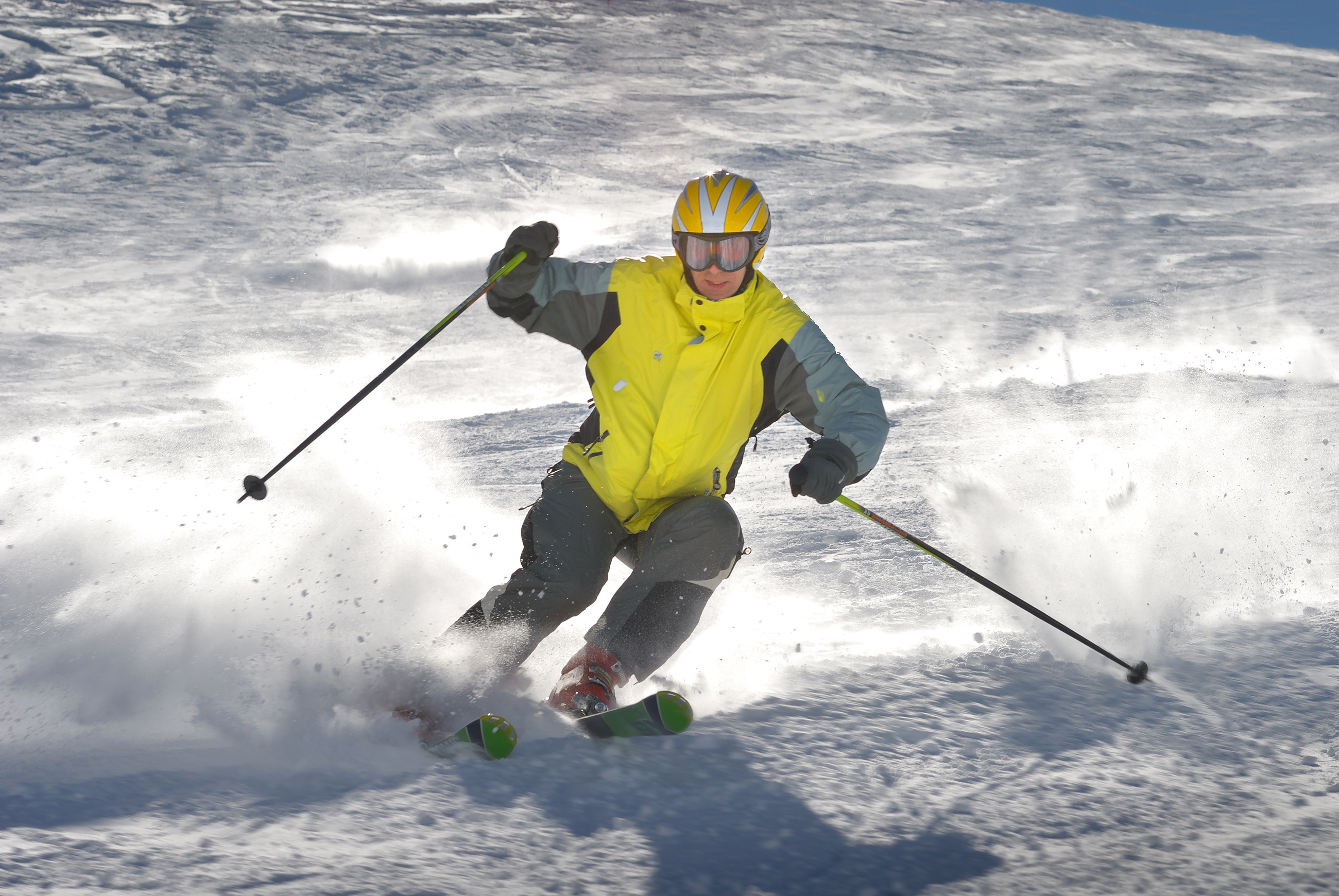 Скачать обои бесплатно Снег, Виды Спорта, Катание На Лыжах картинка на рабочий стол ПК