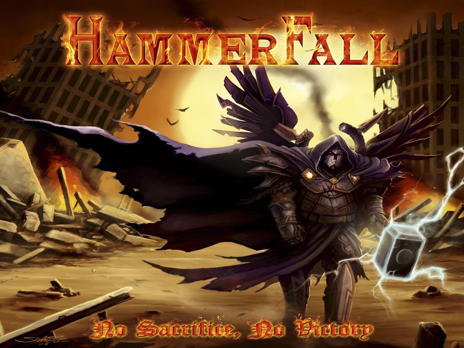 Laden Sie Hammerfall HD-Desktop-Hintergründe herunter