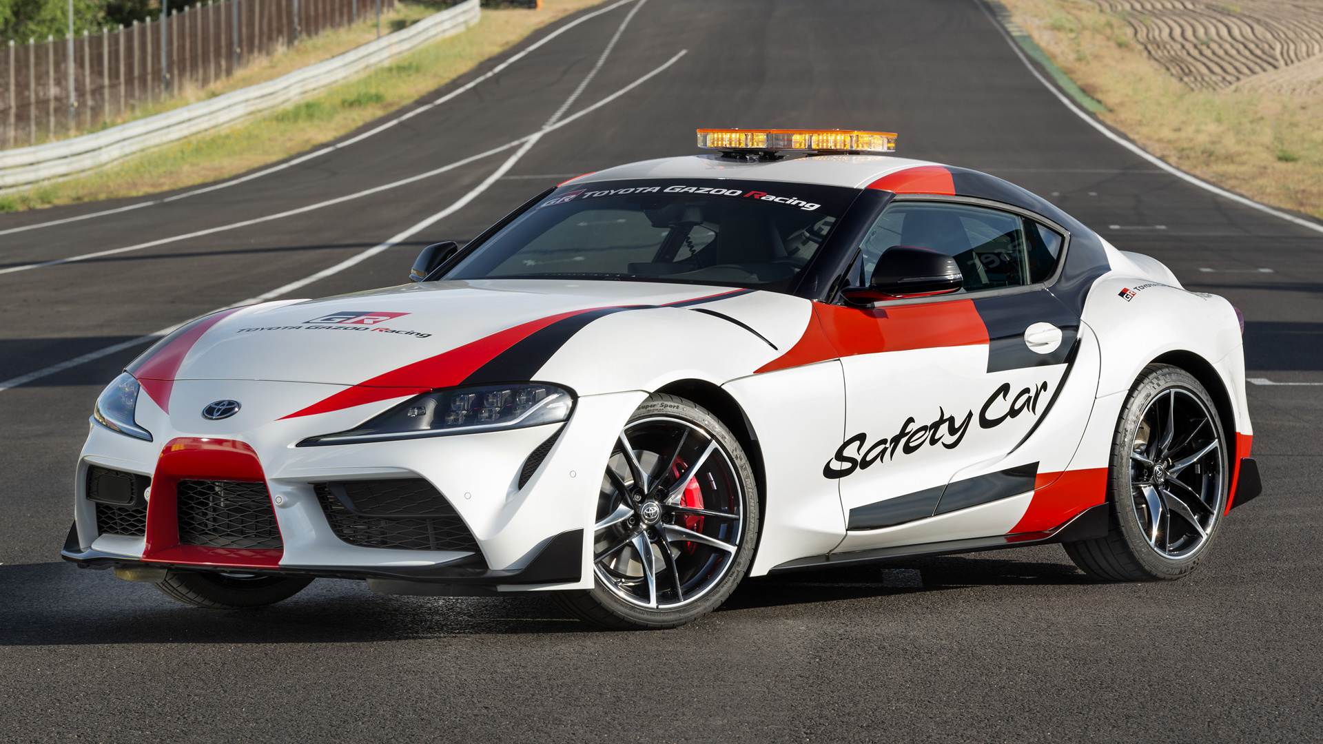 Download mobile wallpaper Toyota, Vehicles, Toyota Gr Supra, Toyota Gr Supra Safety Car for free.