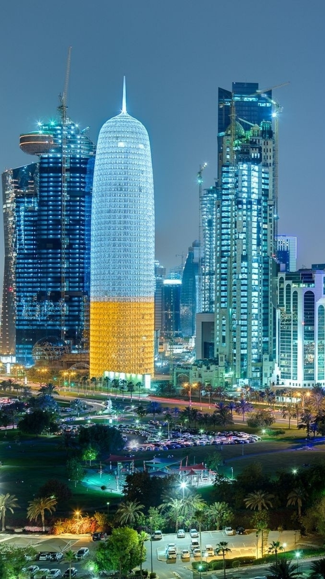 Скачати мобільні шпалери Міста, Доха, Створено Людиною безкоштовно.