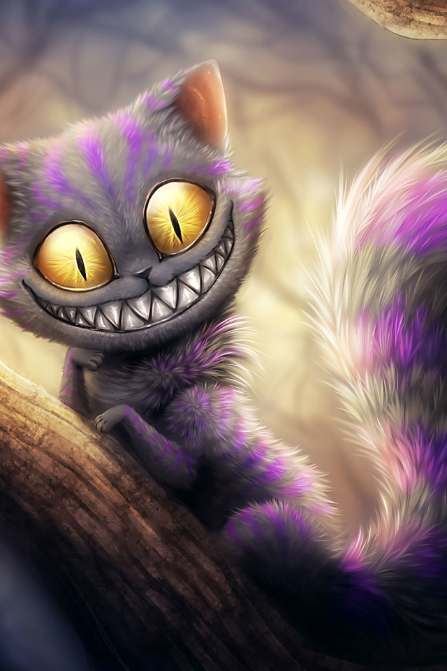 Download mobile wallpaper Fantasy, Alice In Wonderland, Cheshire Cat for free.
