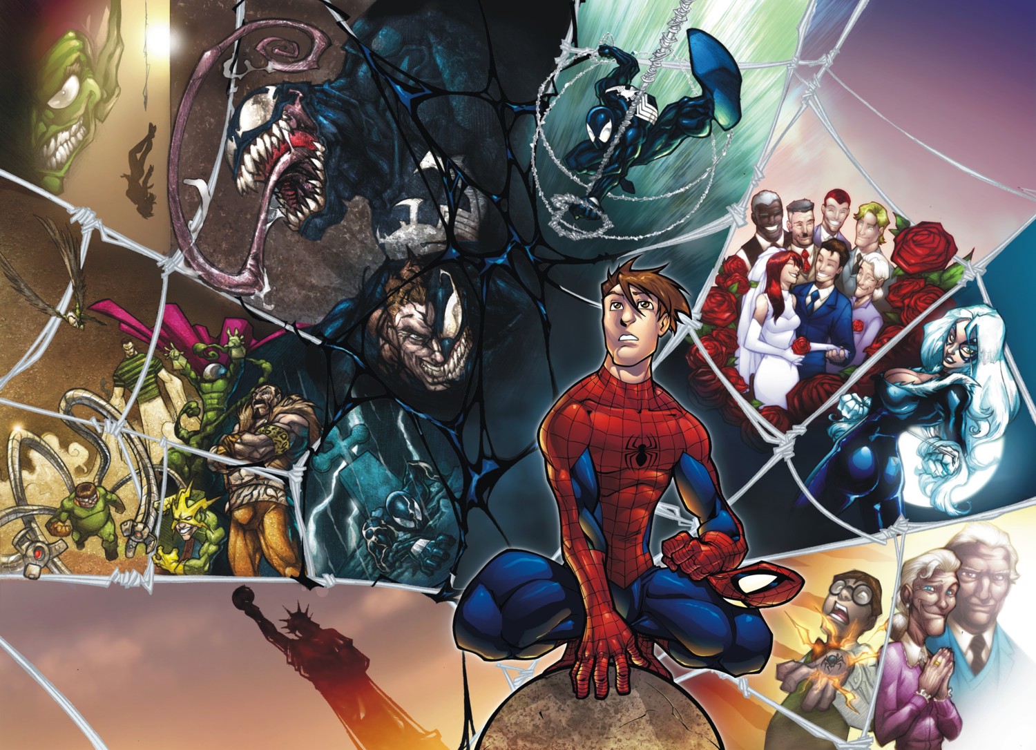 Baixar papel de parede para celular de Homem Aranha, História Em Quadrinhos gratuito.