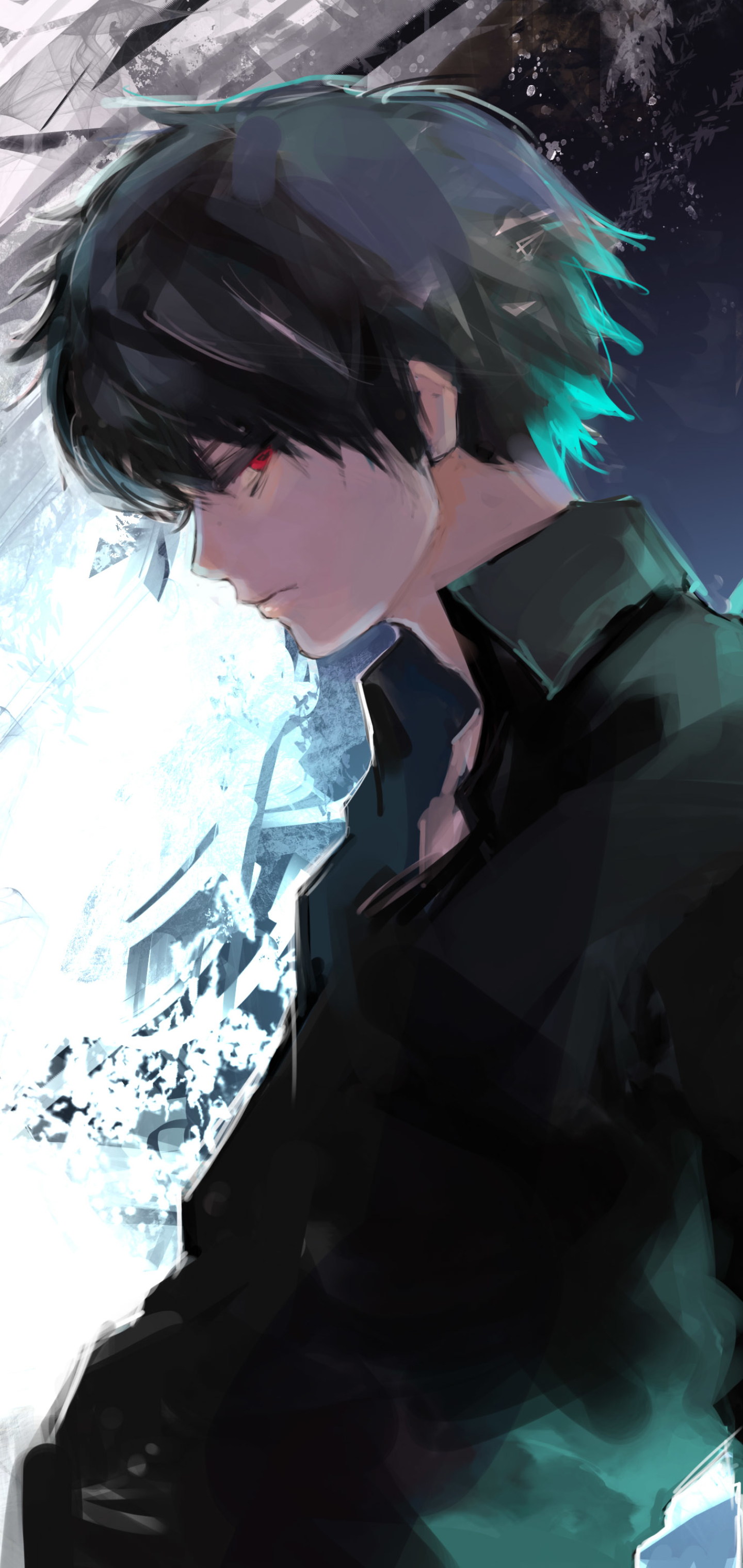 Handy-Wallpaper Animes, Ken Kanek, Tokyo Ghoul, Haise Sasaki kostenlos herunterladen.