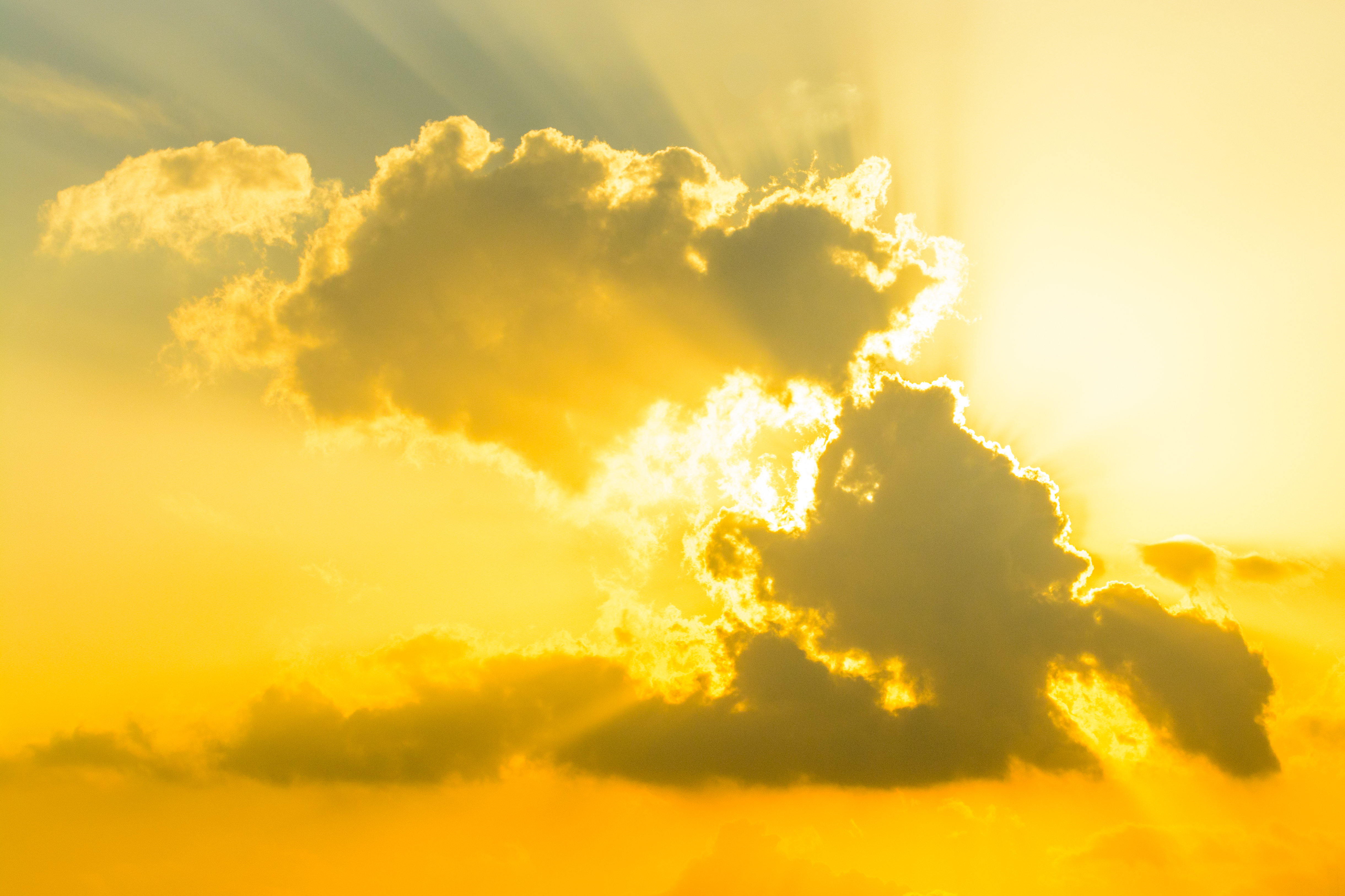 Laden Sie das Natur, Sunset, Sky, Sun, Clouds, Licht, Scheinen-Bild kostenlos auf Ihren PC-Desktop herunter