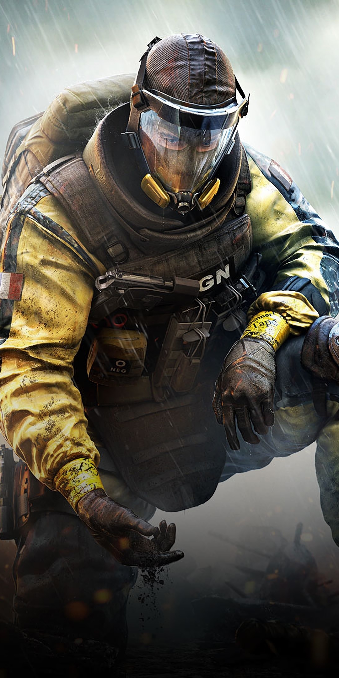 Download mobile wallpaper Gas Mask, Video Game, Tom Clancy's Rainbow Six: Siege for free.