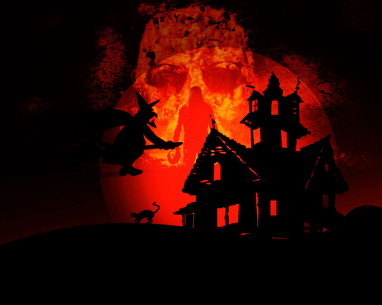 Free download wallpaper Halloween, Holiday on your PC desktop