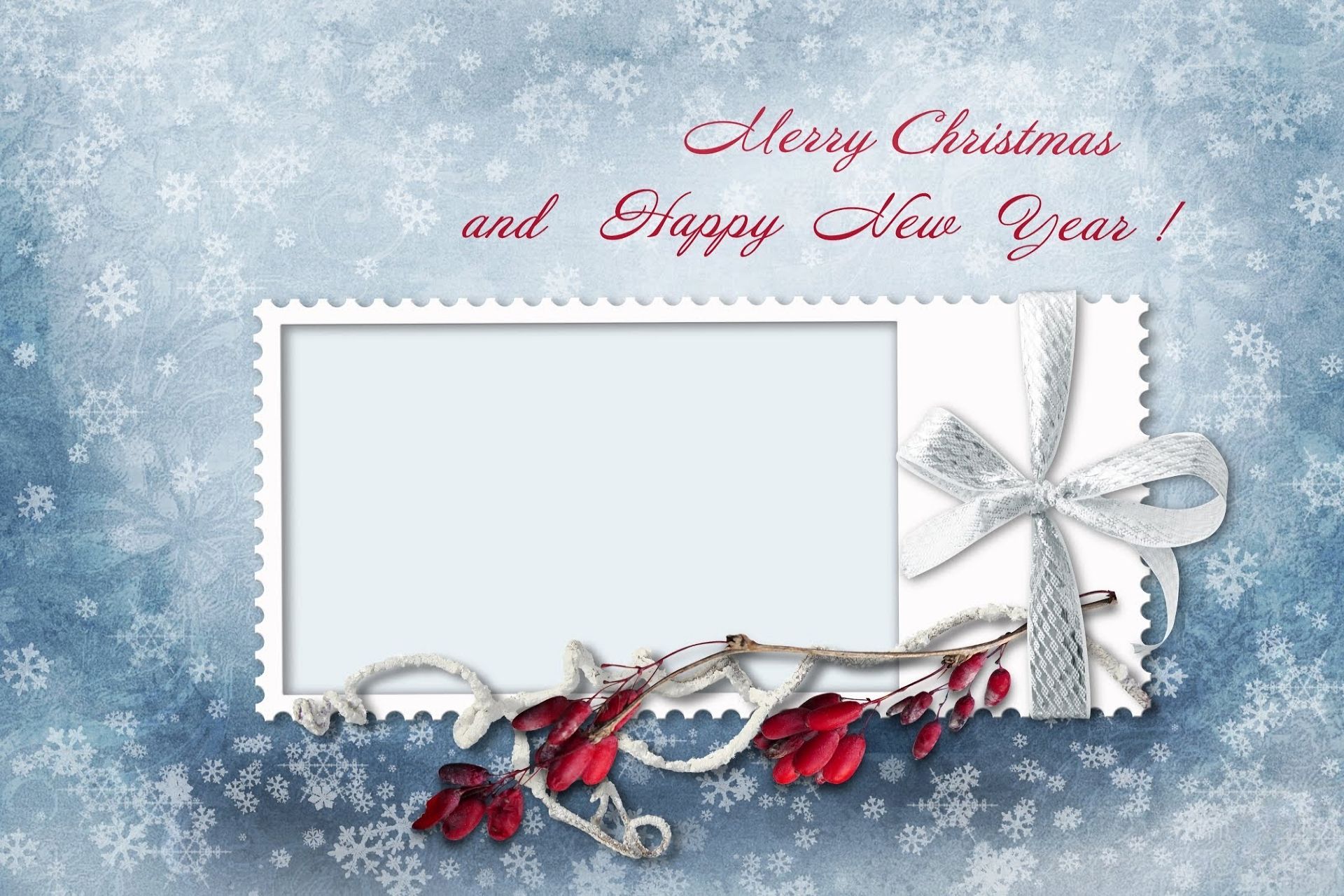Download mobile wallpaper New Year, Christmas, Holiday, Snowflake, Card, Merry Christmas, Happy New Year for free.