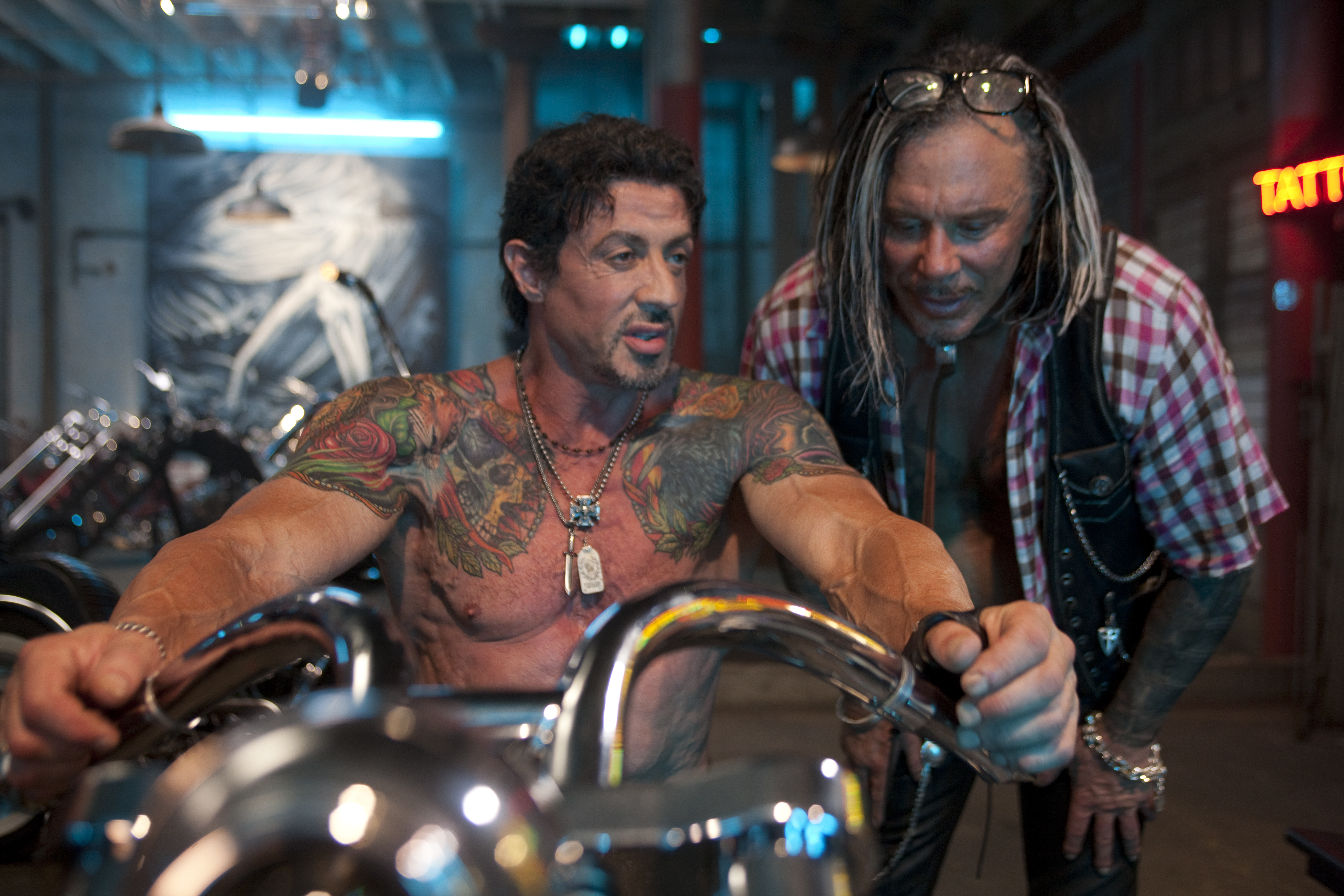 movie, the expendables, barney ross, mickey rourke, sylvester stallone, tool (the expendables)