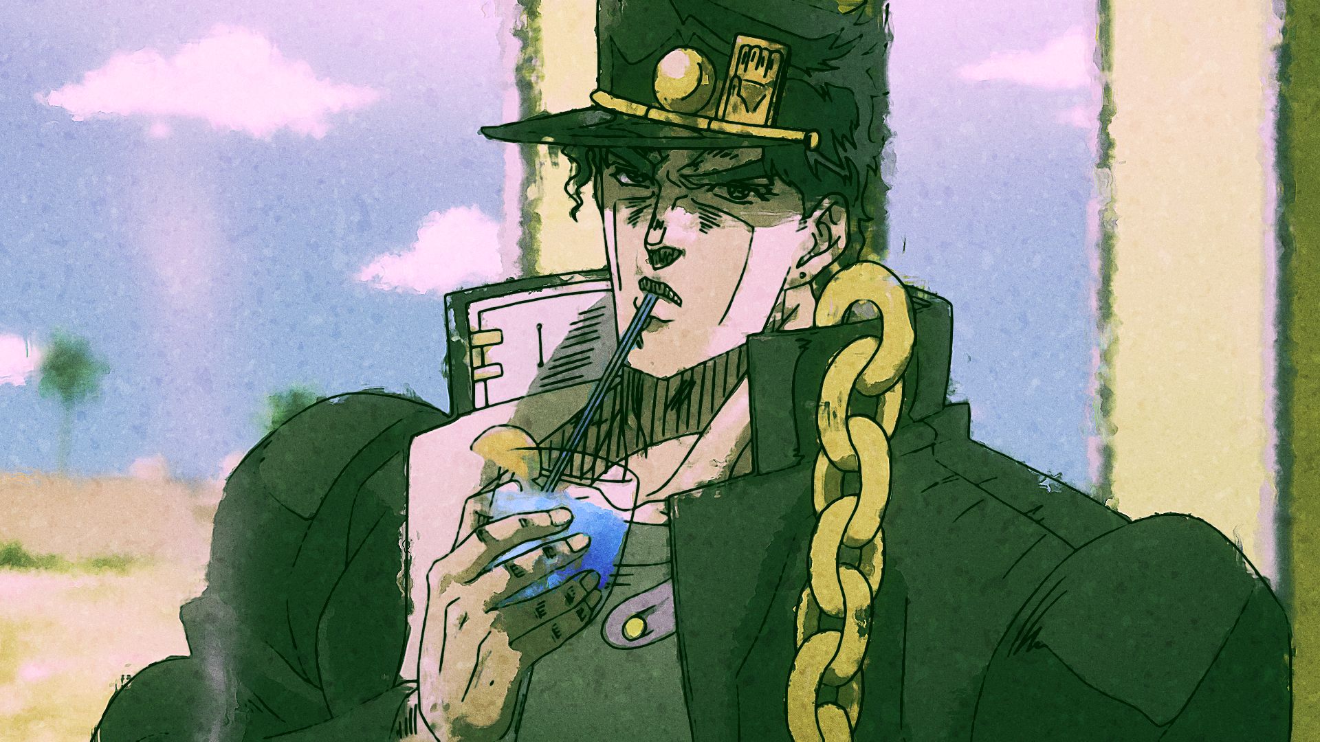 Téléchargez gratuitement l'image Animé, Jojo's Bizarre Adventure, Jotaro Kujo sur le bureau de votre PC