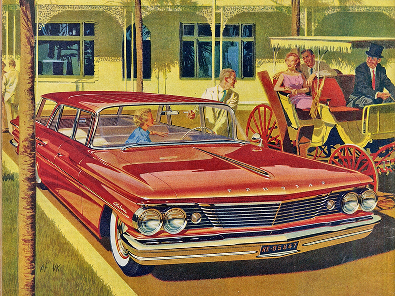 Завантажити шпалери Pontiac Catalina 1960 Року на телефон безкоштовно