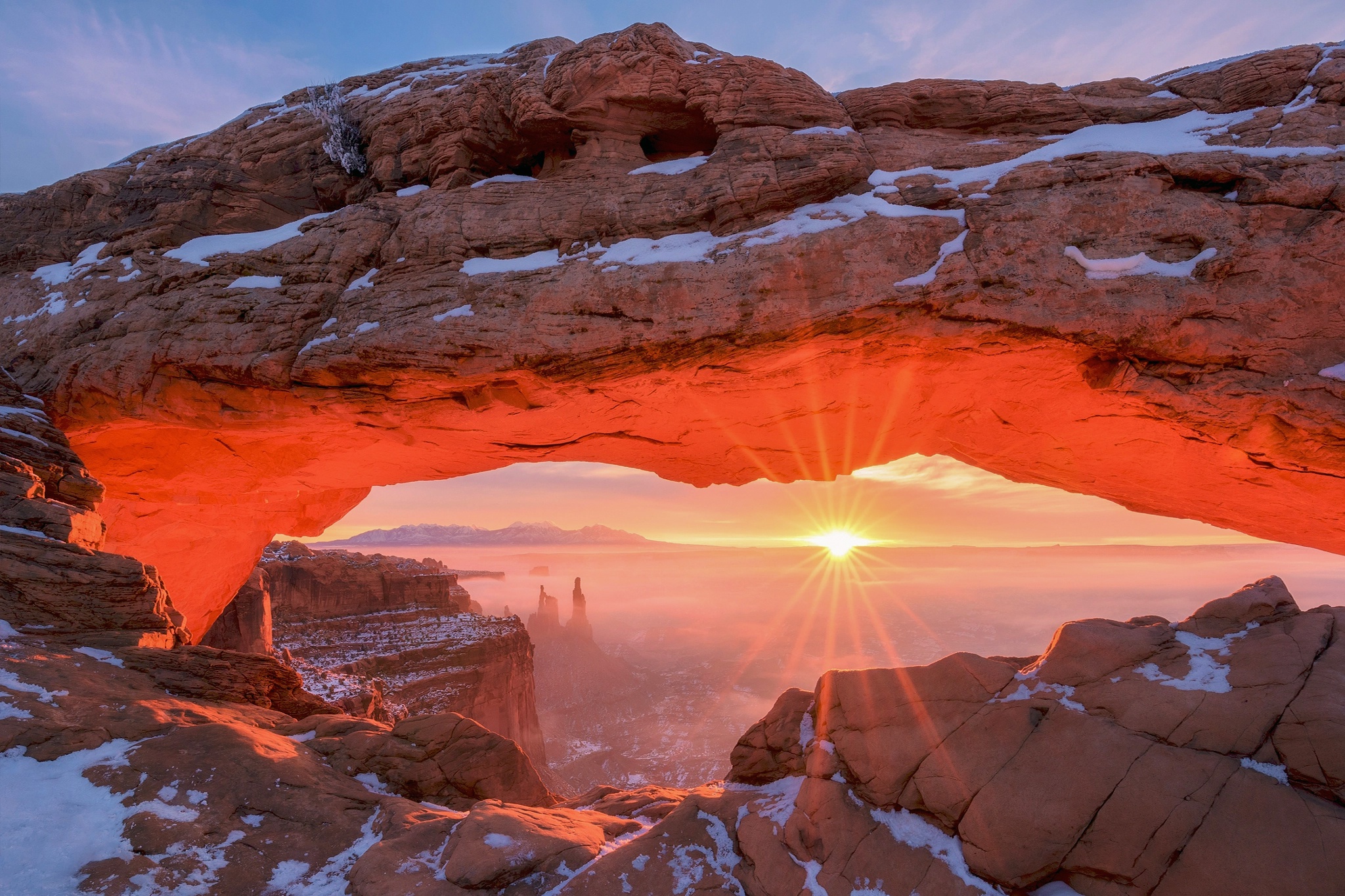 Téléchargez gratuitement l'image Utah, Canyons, La Nature, Terre/nature, Lever De Soleil, Arche, Arc De Mesa sur le bureau de votre PC