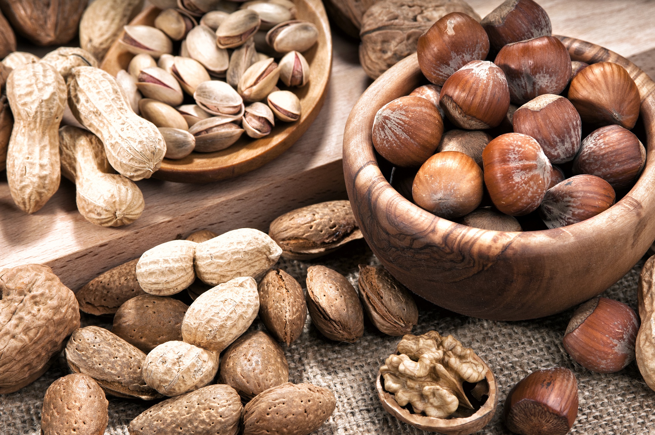 food, nut, almond, hazelnut, peanut, pistachio, walnut