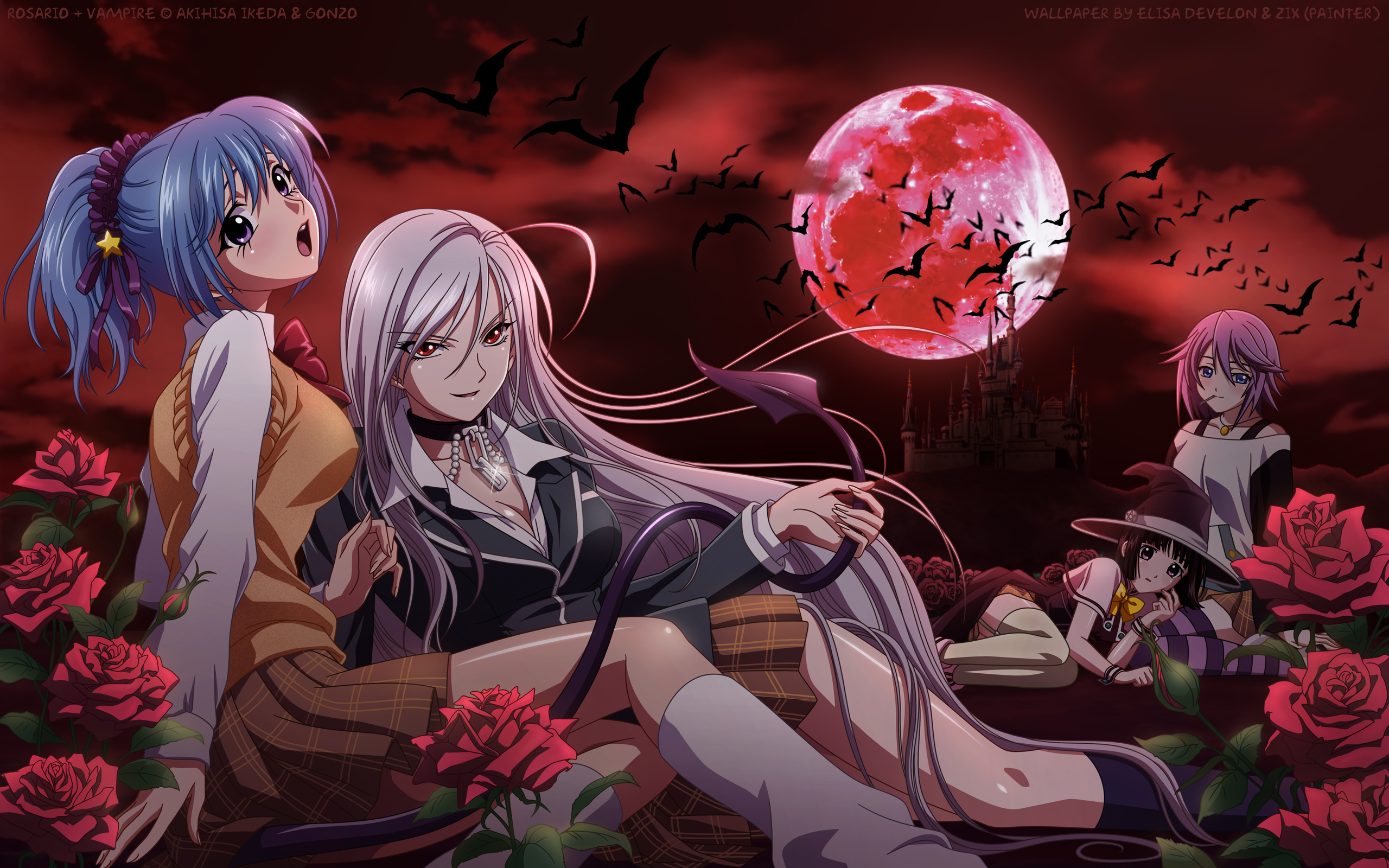 Download mobile wallpaper Anime, Rosario + Vampire for free.