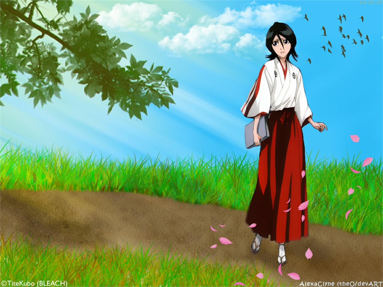 Laden Sie das Bleach, Rukia Kuchiki, Animes-Bild kostenlos auf Ihren PC-Desktop herunter