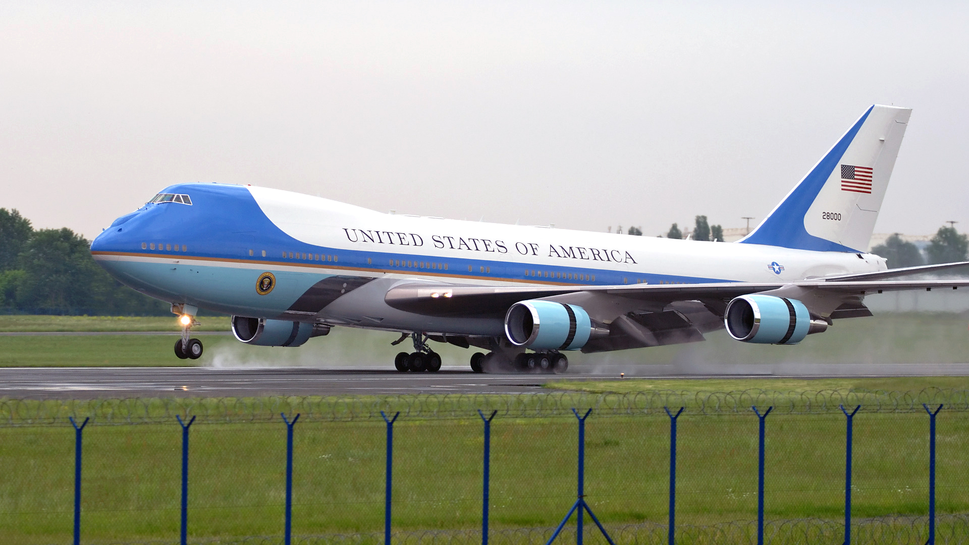 military, air force one, boeing 747