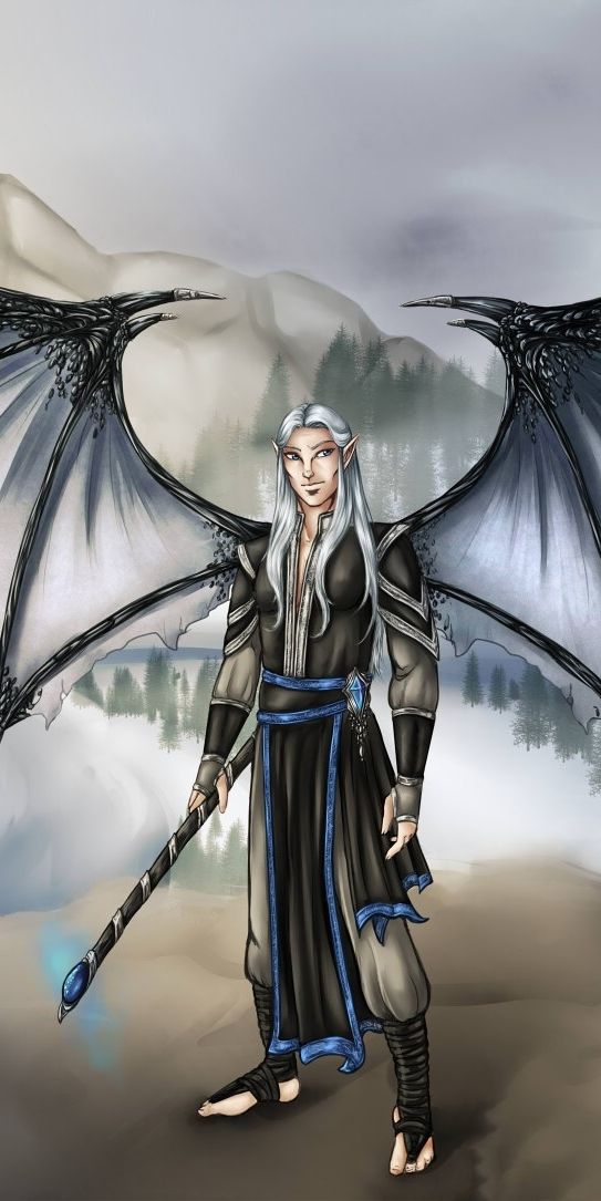 Desktop wallpaper: Fantasy, Demon, Elf, Wings 4K free download for PC ...