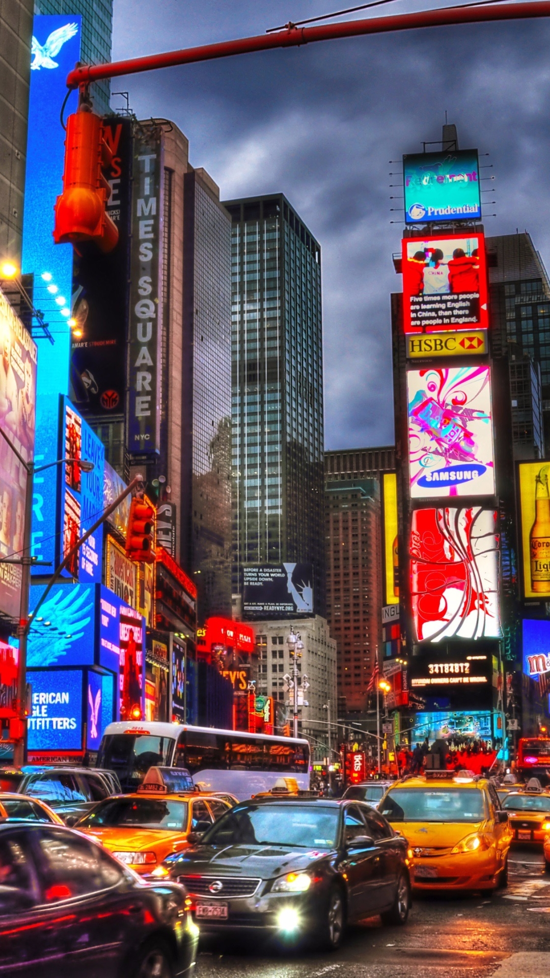 1262970 descargar fondo de pantalla hecho por el hombre, times square, colores, ciudad, nueva york, rascacielos, vistoso, edificio, noche: protectores de pantalla e imágenes gratis
