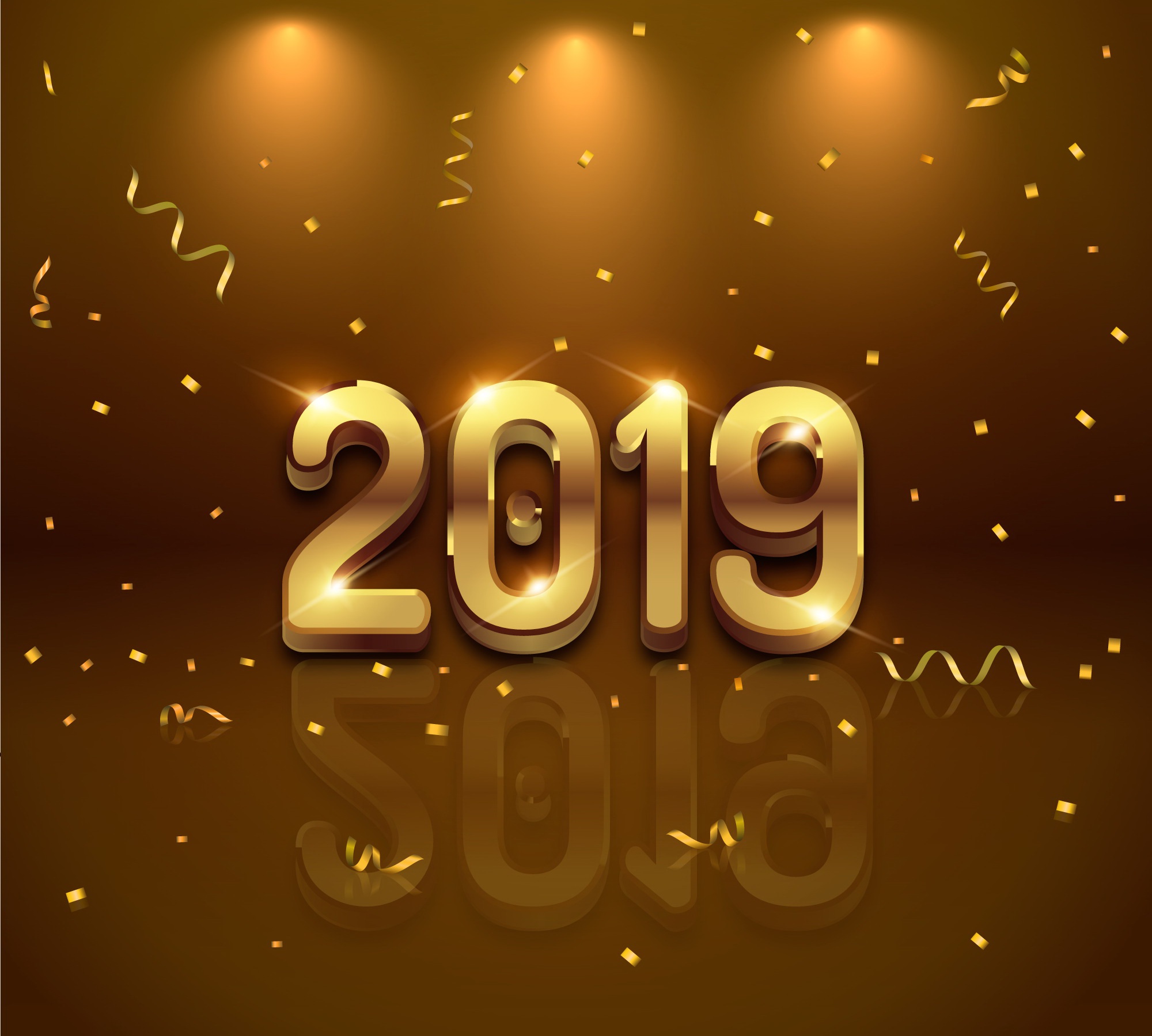 Descarga gratuita de fondo de pantalla para móvil de Día Festivo, Año Nuevo 2019.