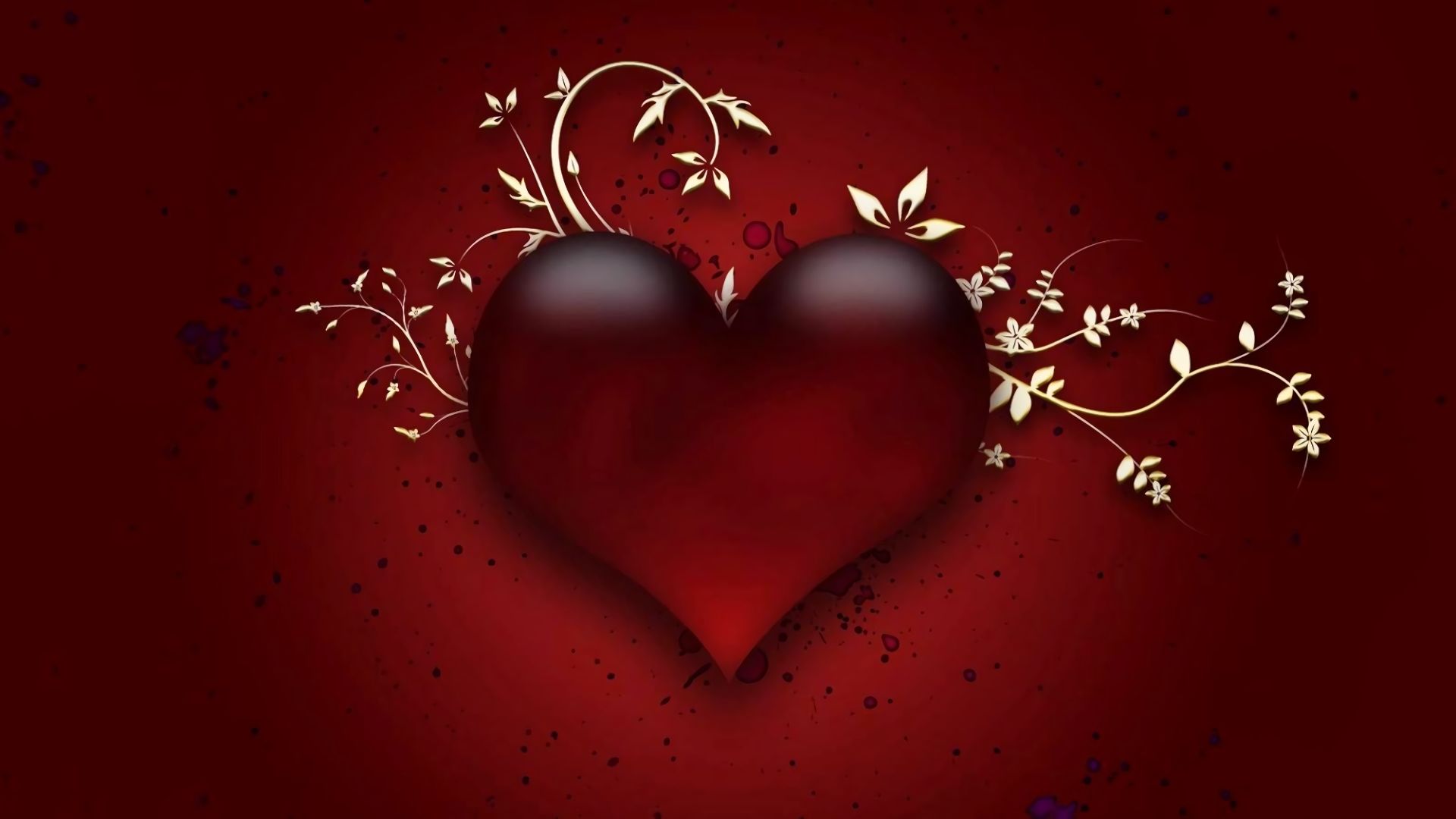 Скачать обои бесплатно Любовь, Красный, Дизайн, Сердце, Художественные картинка на рабочий стол ПК