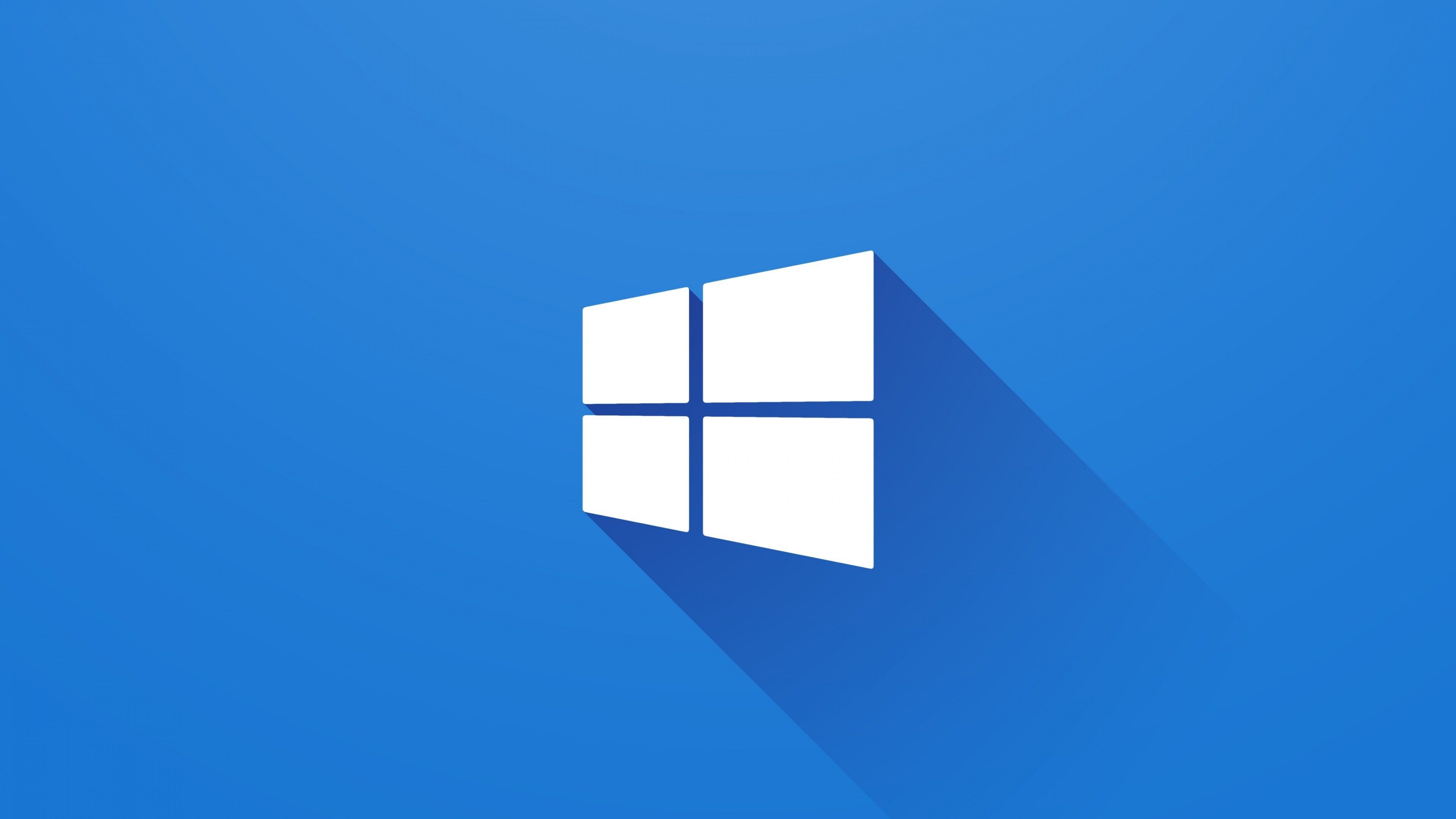 Скачать обои бесплатно Окна, Синий, Технологии, Лого, Майкрософт, Windows 10 картинка на рабочий стол ПК