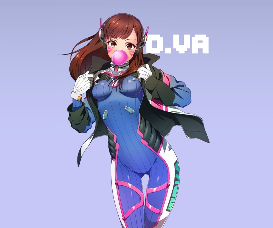 Скачать обои бесплатно Overwatch, Видеоигры, D Va (Наблюдение) картинка на рабочий стол ПК