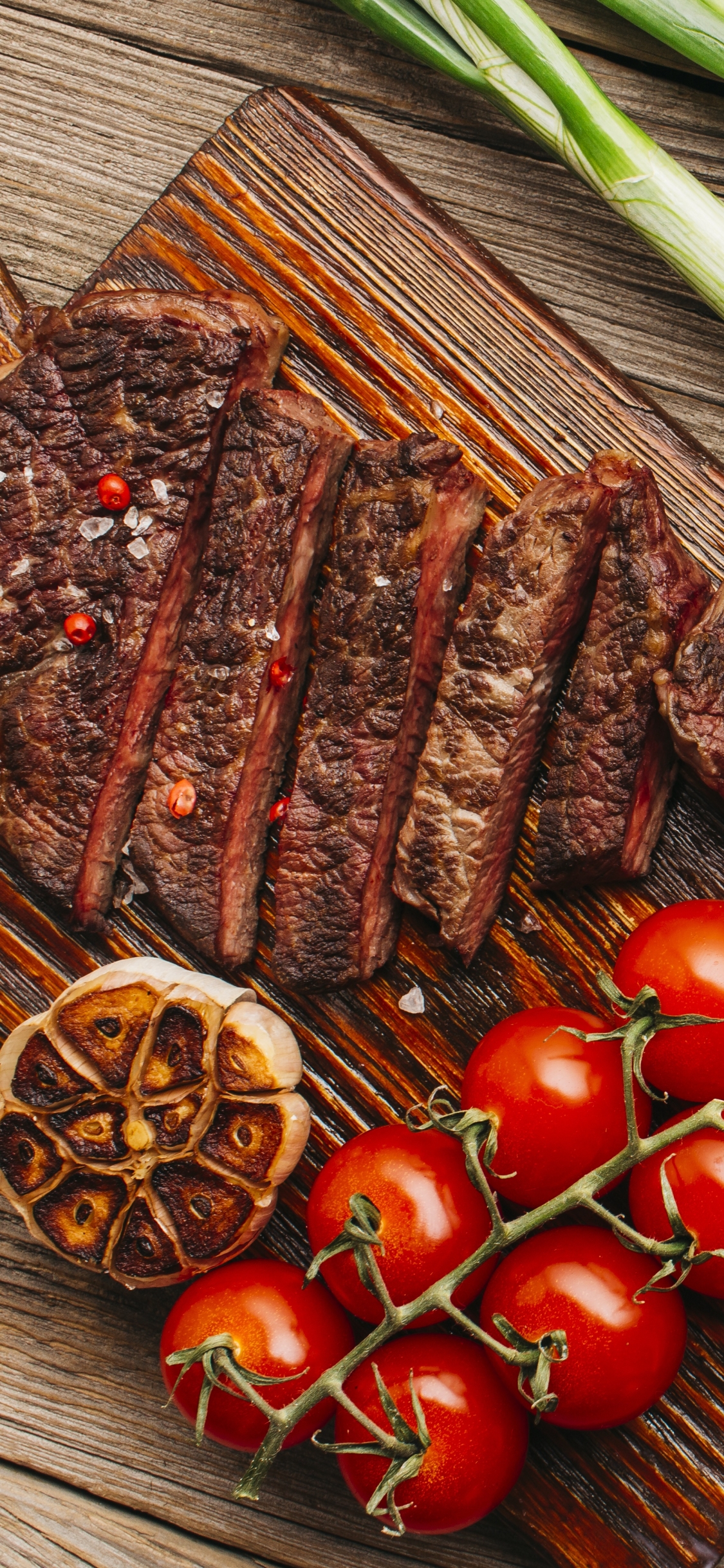 Download mobile wallpaper Food, Meat, Still Life, Tomato, Barbecue for free.