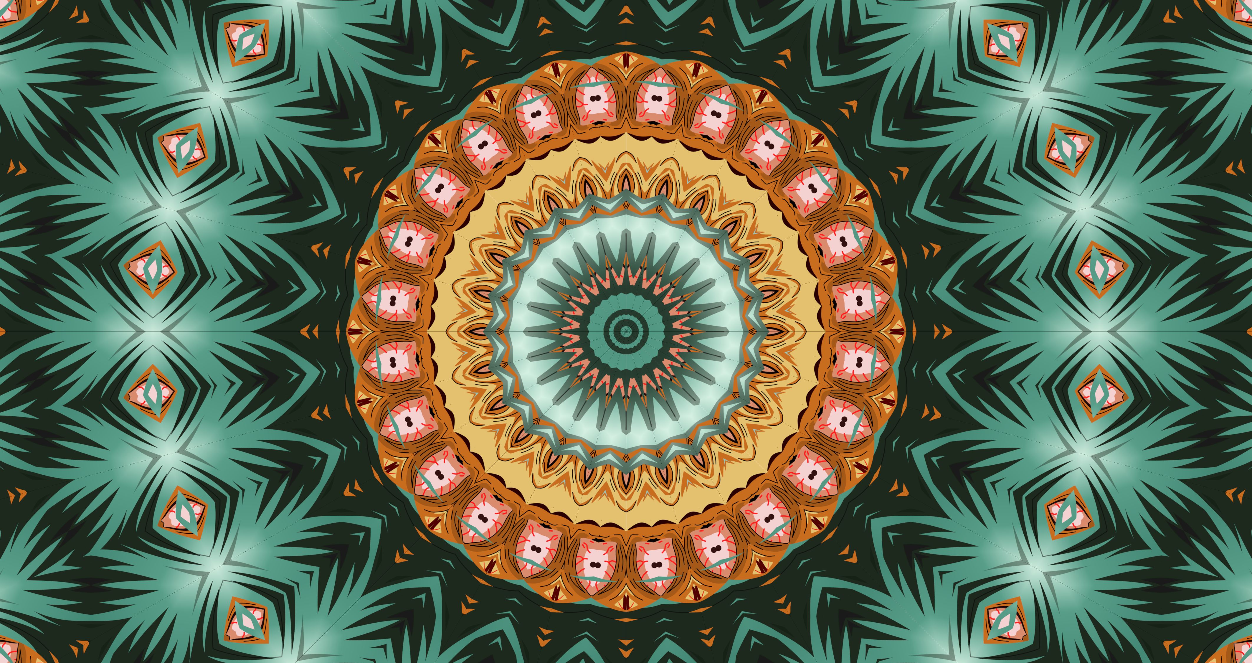 Free download wallpaper Abstract, Pattern, Kaleidoscope on your PC desktop