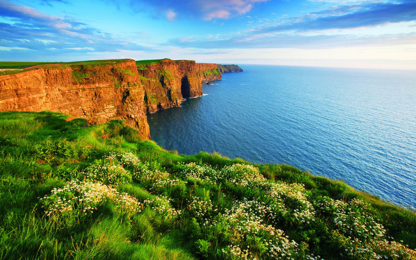 Laden Sie das Horizont, Blume, Küste, Ozean, Erde, Cliff, Meer, Erde/natur-Bild kostenlos auf Ihren PC-Desktop herunter