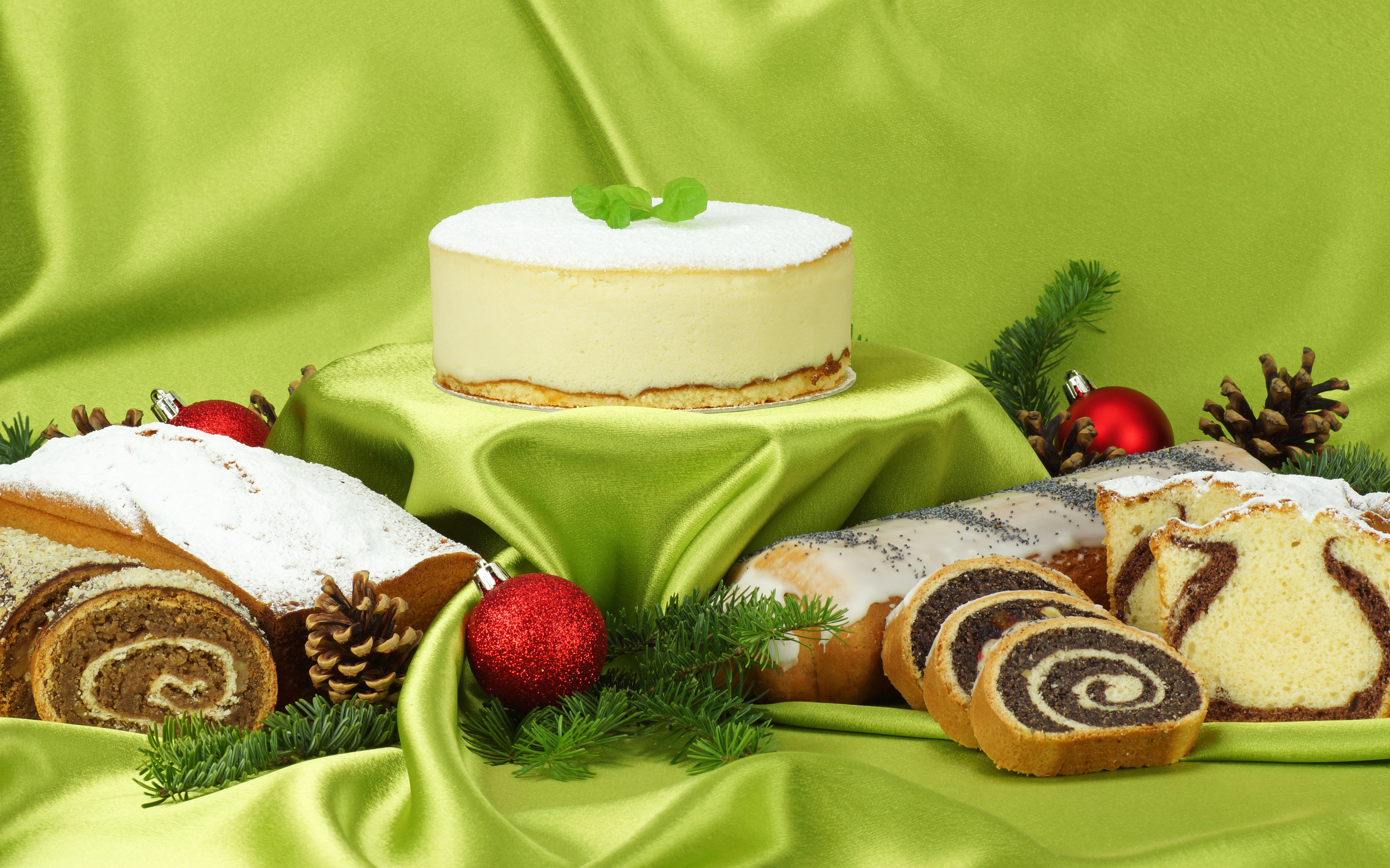 dessert, food, green HD wallpaper